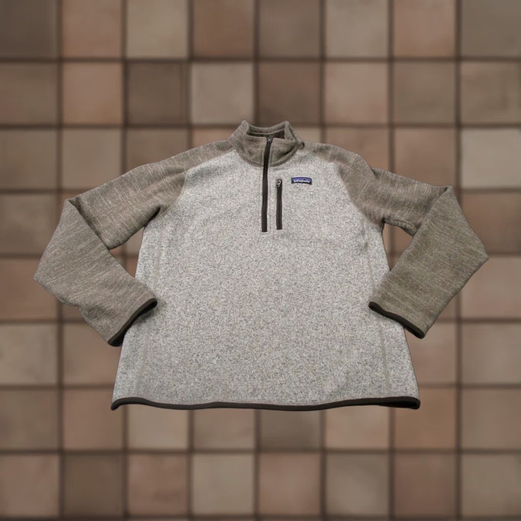Patagonia Patagonia Jacket Men M Better Sweater Fleece Jumper Outdoor Hiking Camping Logo Beige Polyester Zip Regular Men Windbreaker Lightweight Outdoor Size US M / EU 48-50 / 2 - 1 Thumbnail