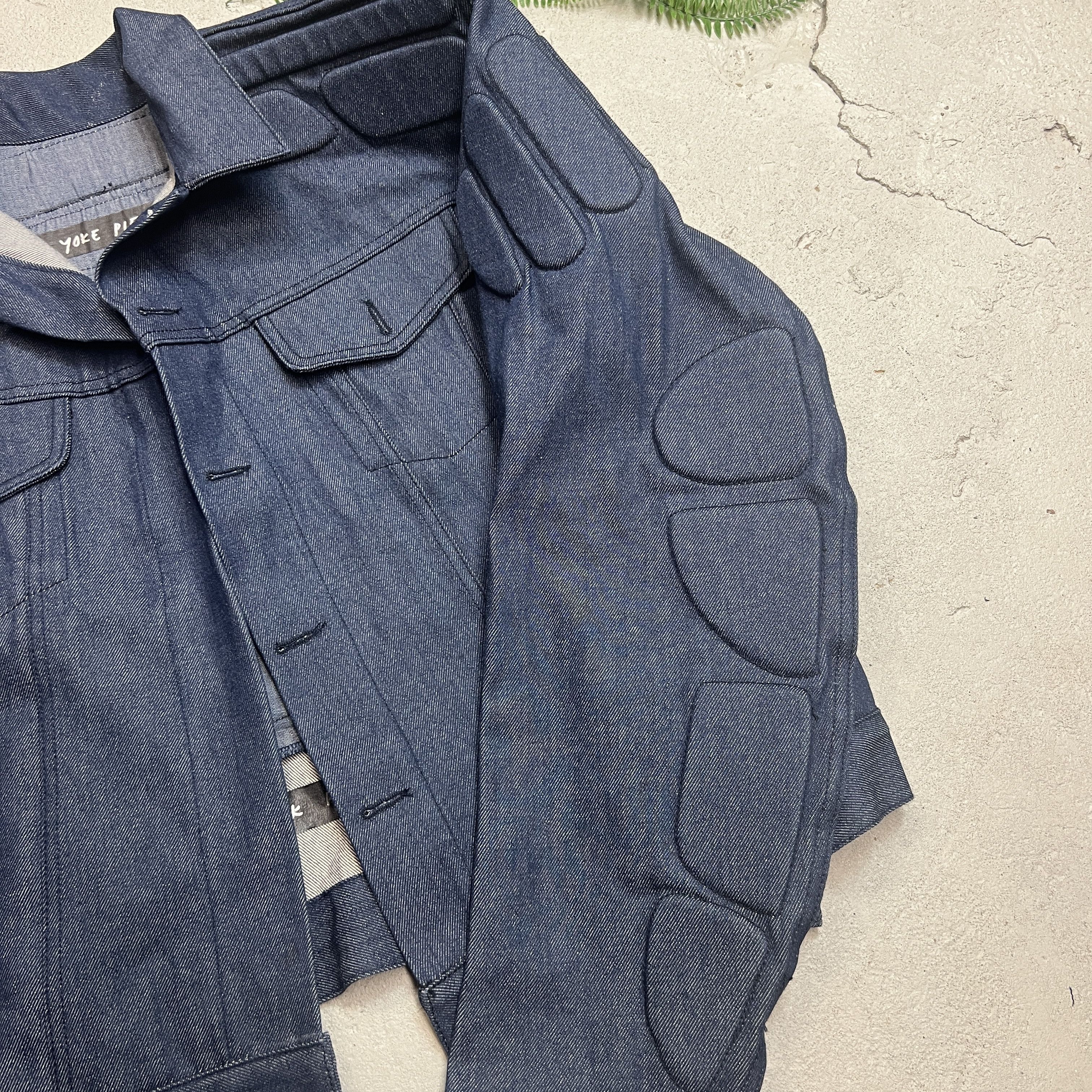 Gap × Kanye West × Yeezy Yeezy Gap Kanye West Raw Denim Jacket Pattern Sample 1 of 1 Size US L / EU 52-54 / 3 - 4 Thumbnail