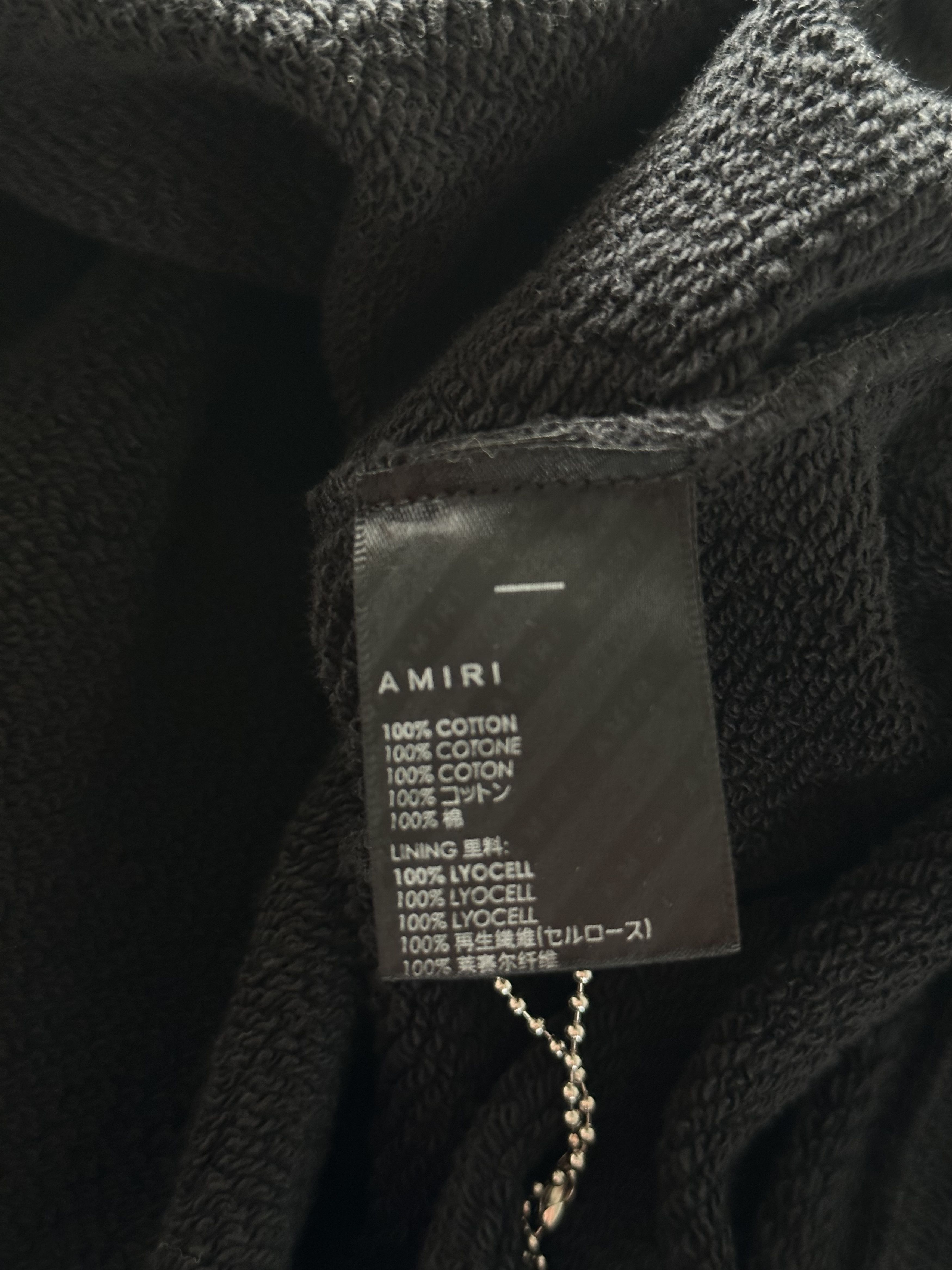 Amiri Amiri Black & Red Staggered Logo Hoodie Size US XXL / EU 58 / 5 - 4 Thumbnail