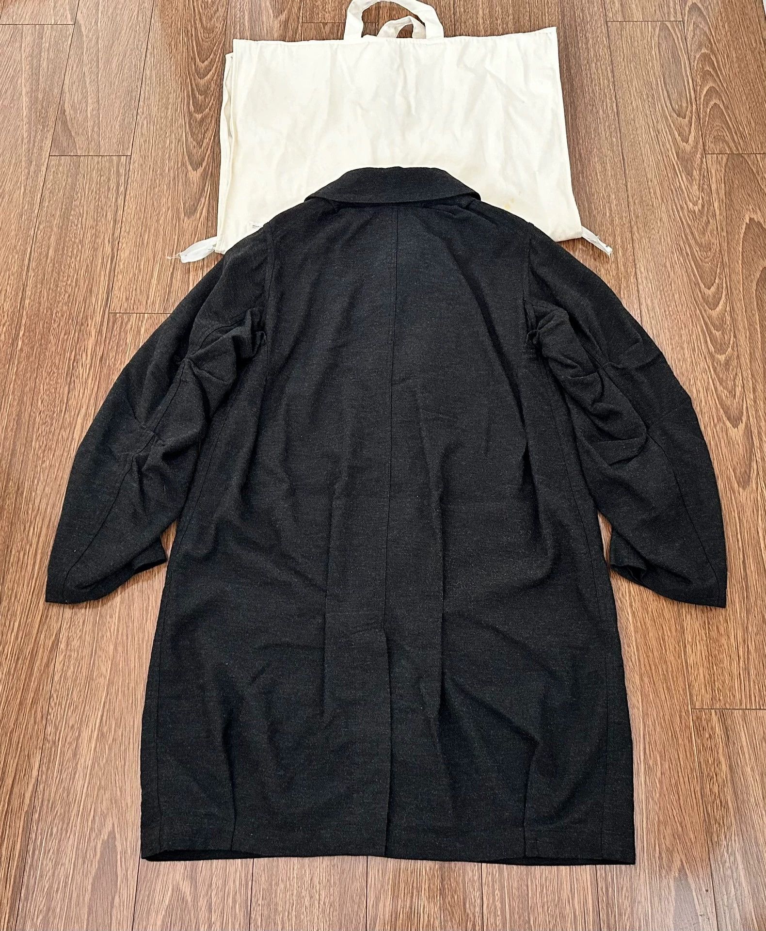 Visvim VISVIM 18AW Ayres Nell Wool Blend Pleated Trench Black 1 Size US S / EU 44-46 / 1 - 2 Thumbnail