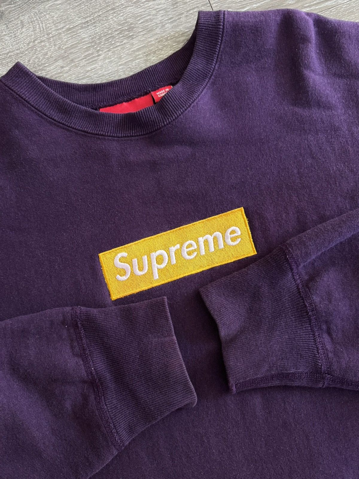 Supreme Supreme Lakers Box Logo Crewneck 1999 Size US XL / EU 56 / 4 - 3 Thumbnail