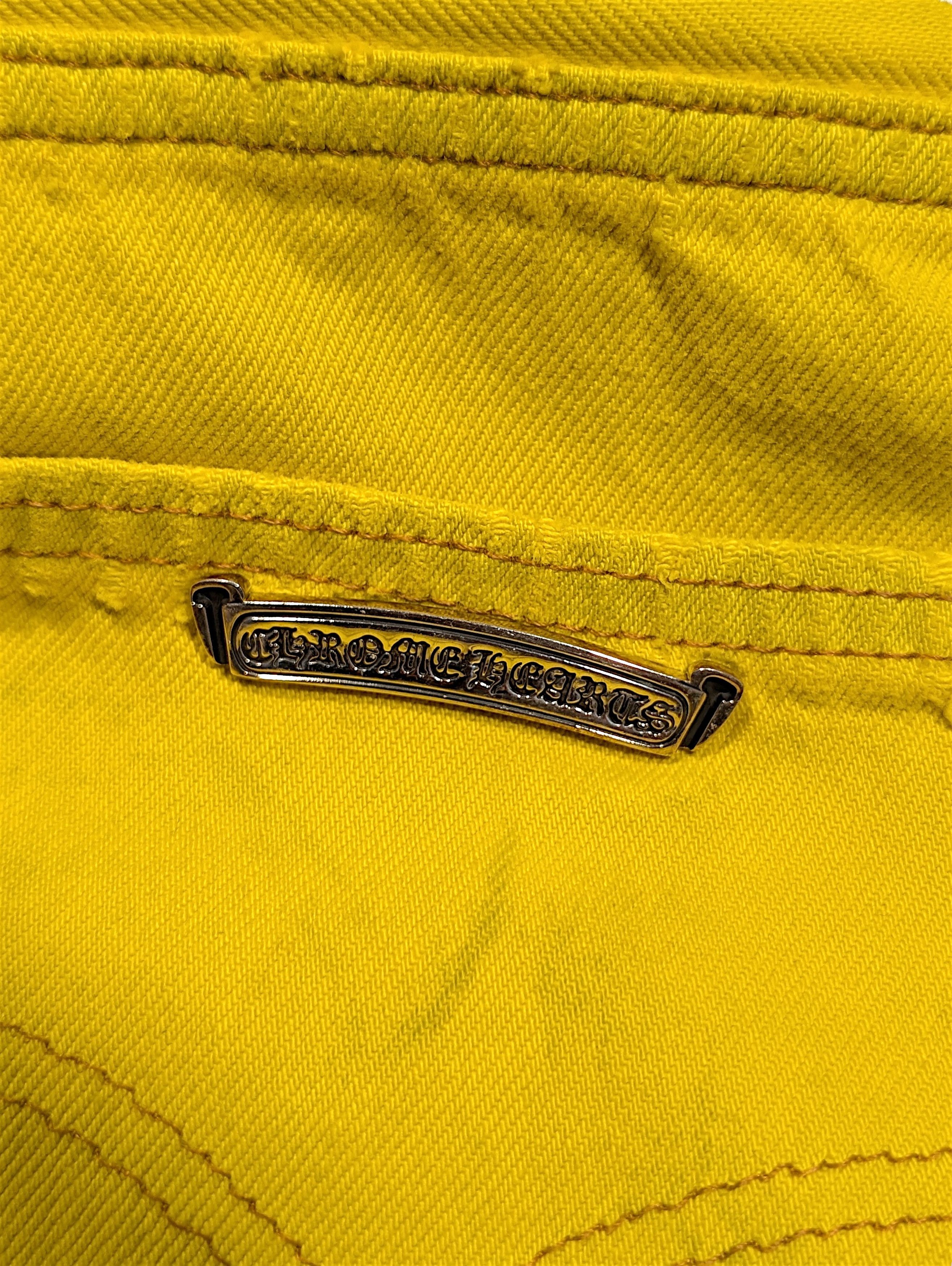 Chrome Hearts Chrome Hearts 2025 Yellow Vegas Cross Patch Levis Jeans Size US 38 / EU 54 - 7 Thumbnail