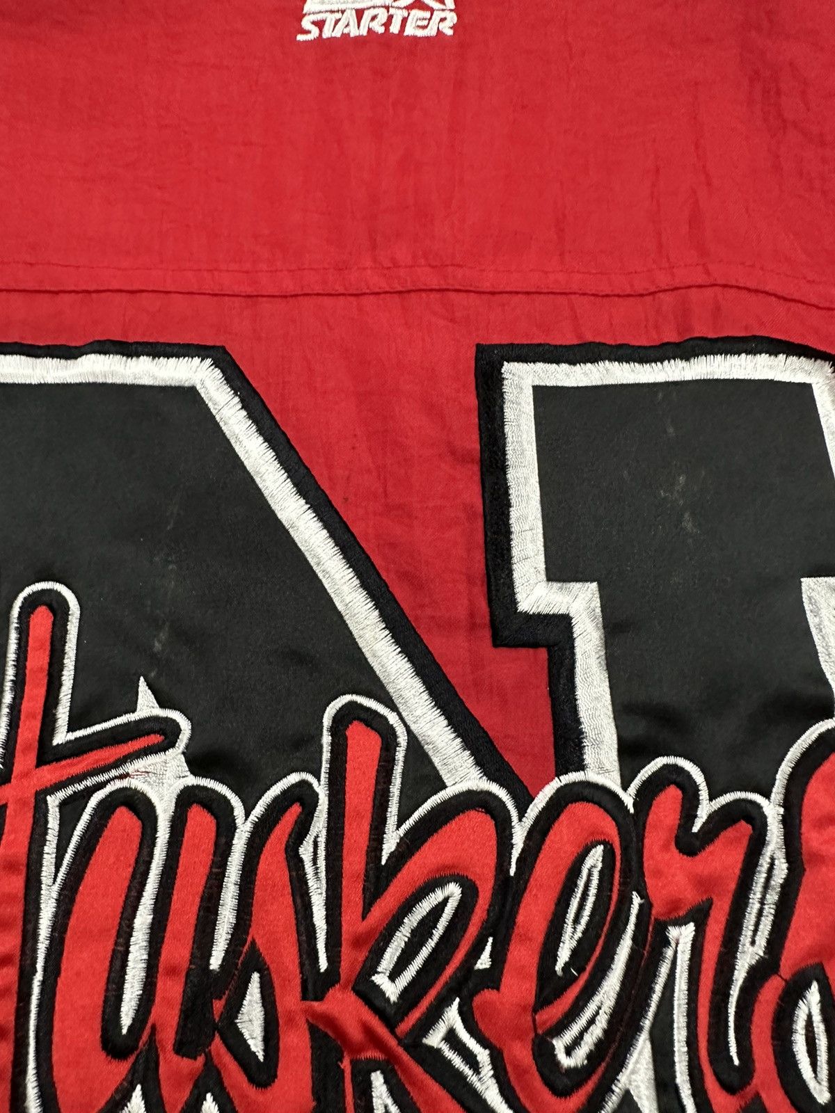 Starter Vintage 90s Starter Nebraska Cornhuskers Puffer Jacket Size US XL / EU 56 / 4 - 11 Thumbnail