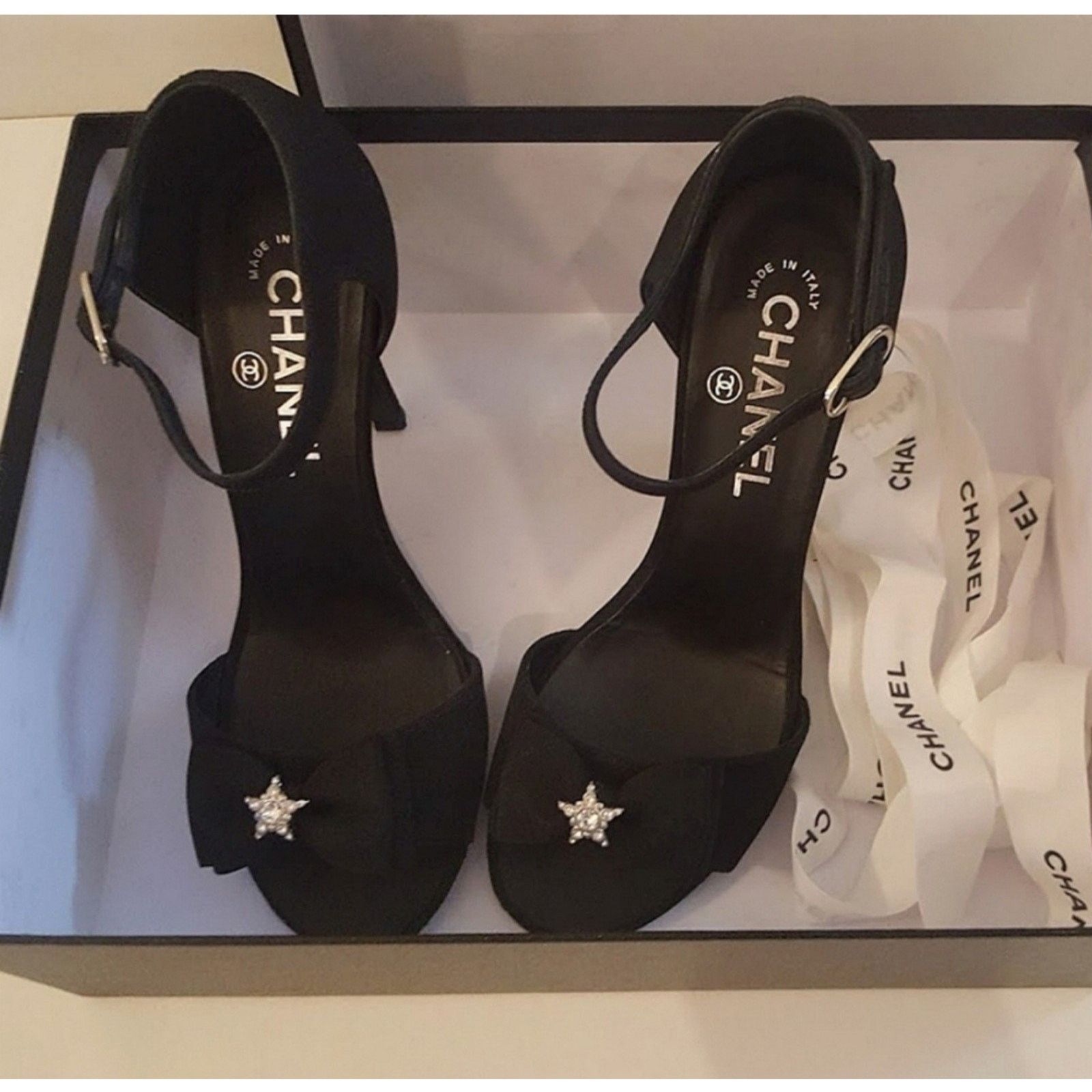 Chanel Authentic CHANEL open toe sandal shoes size 36.5 Size US 6.5 / IT 36.5 - 12 Thumbnail