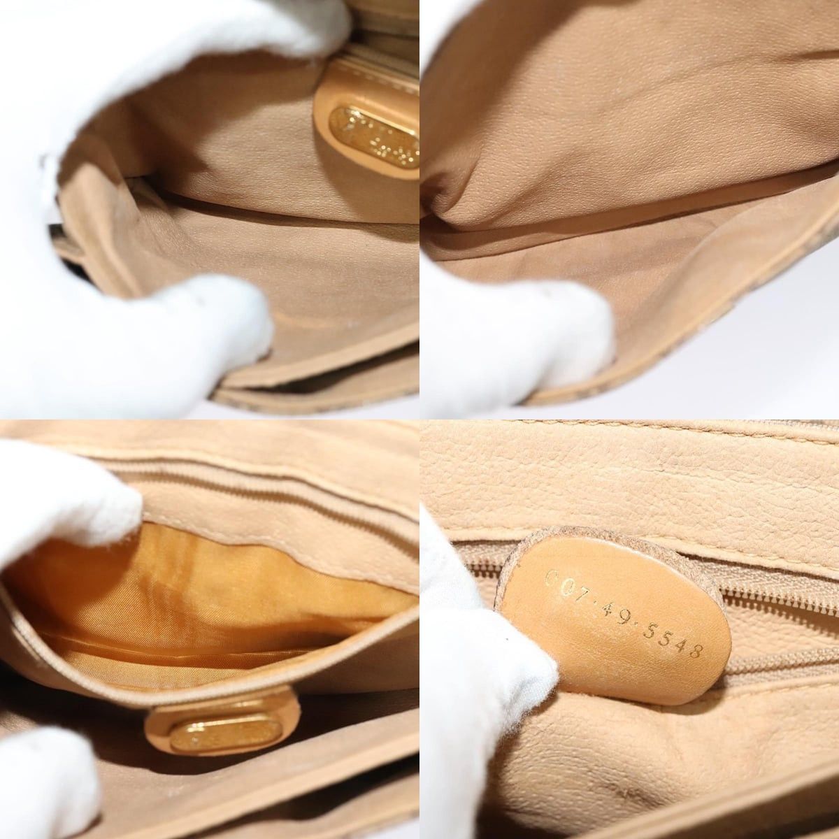 Gucci GUCCI Micro GG Supreme Shoulder Bag Pvc Beige Gold 007 49 Size ONE SIZE - 12 Thumbnail