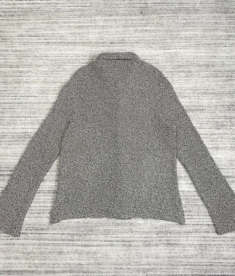 Our Legacy Our LegacySnowflake Knitted Cardigan Black and White Coarse Size US S / EU 44-46 / 1 - 2 Thumbnail