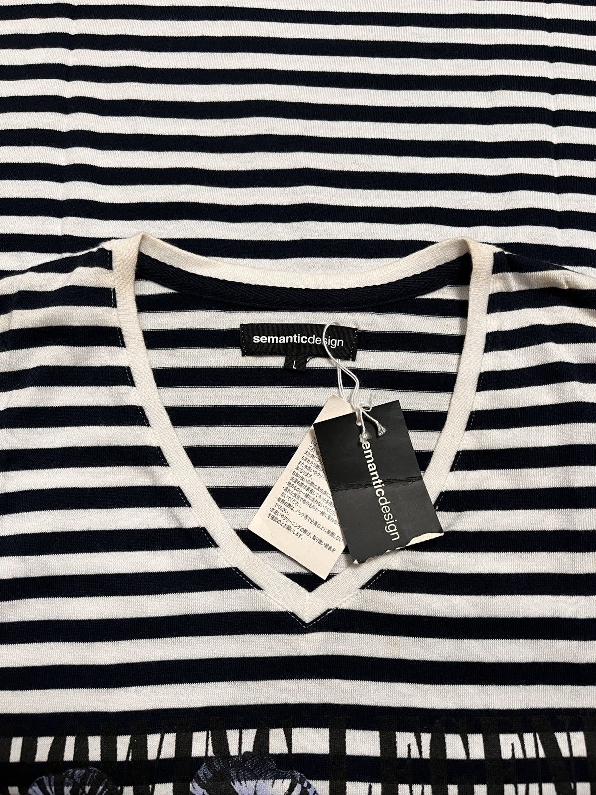 semanticdesign Semantic Design Striped Tee Size US M / EU 48-50 / 2 - 6 Thumbnail