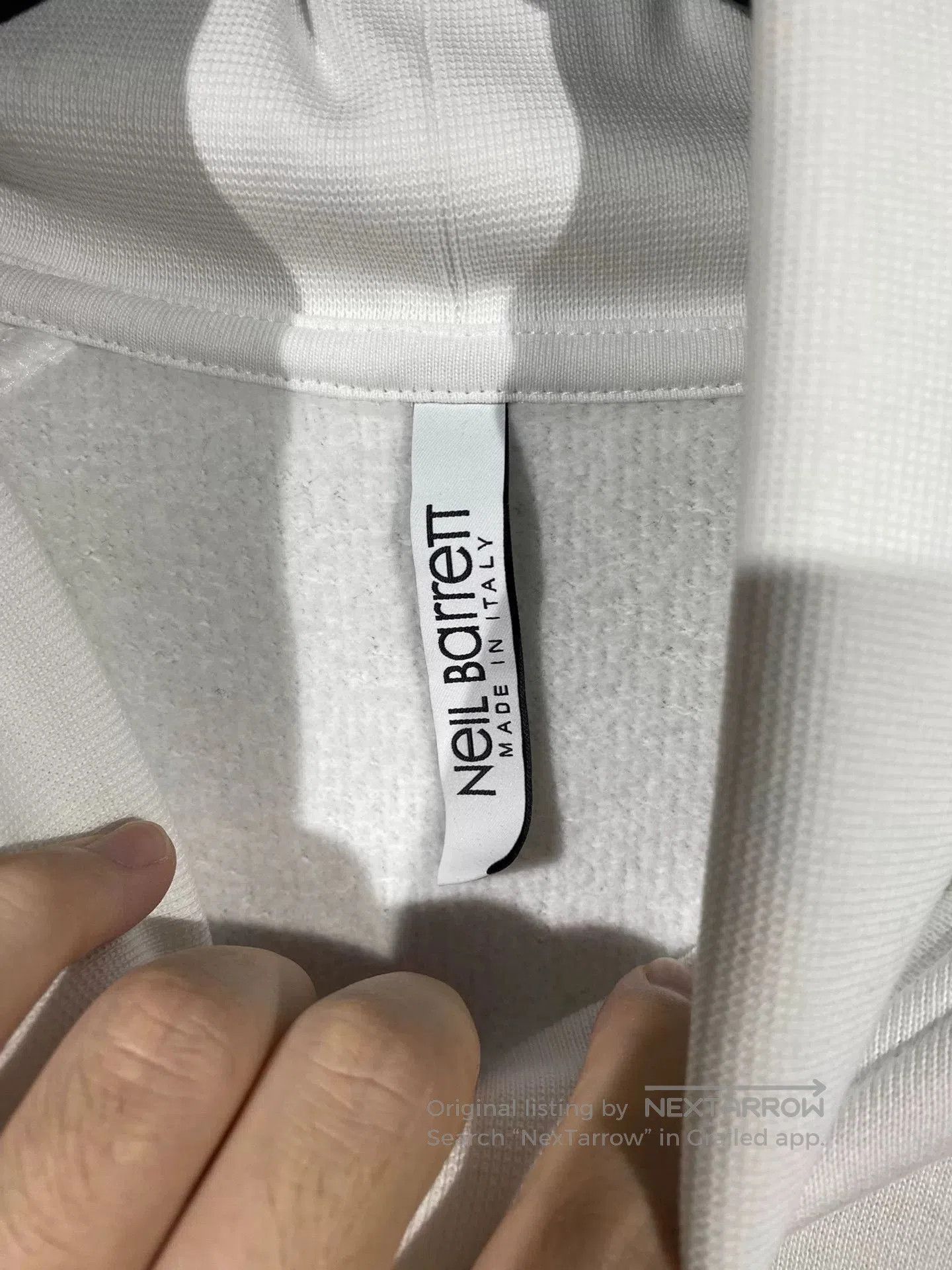 Neil Barrett neil barrett white sweatshirt for men. Size US XS / EU 42 / 0 - 5 Thumbnail