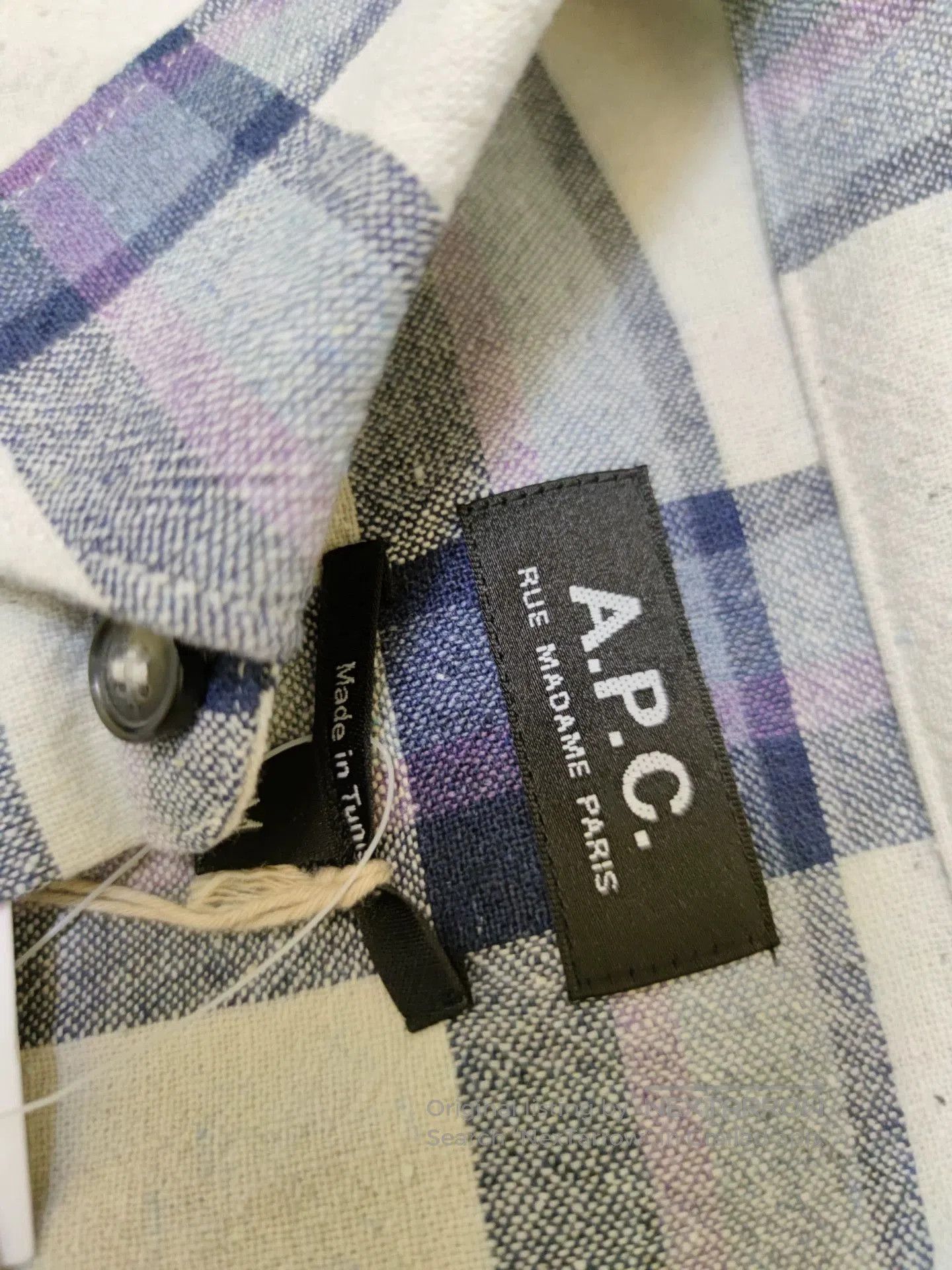 A.P.C. A.P.C. Men's Checkered Shirt. Size US M / EU 48-50 / 2 - 1 Thumbnail