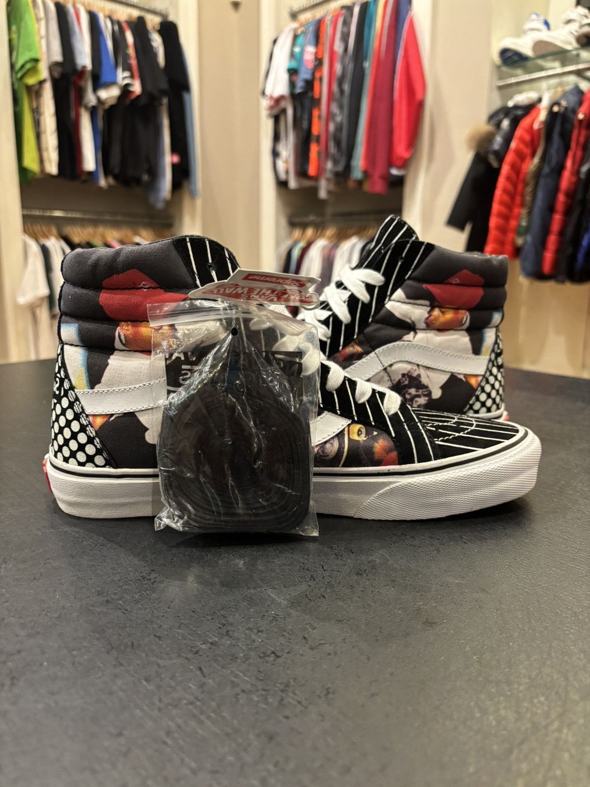 Supreme × Vans Vans X CDG X Supreme High Top Sneaker Size US 8 / EU 41 - 4 Thumbnail