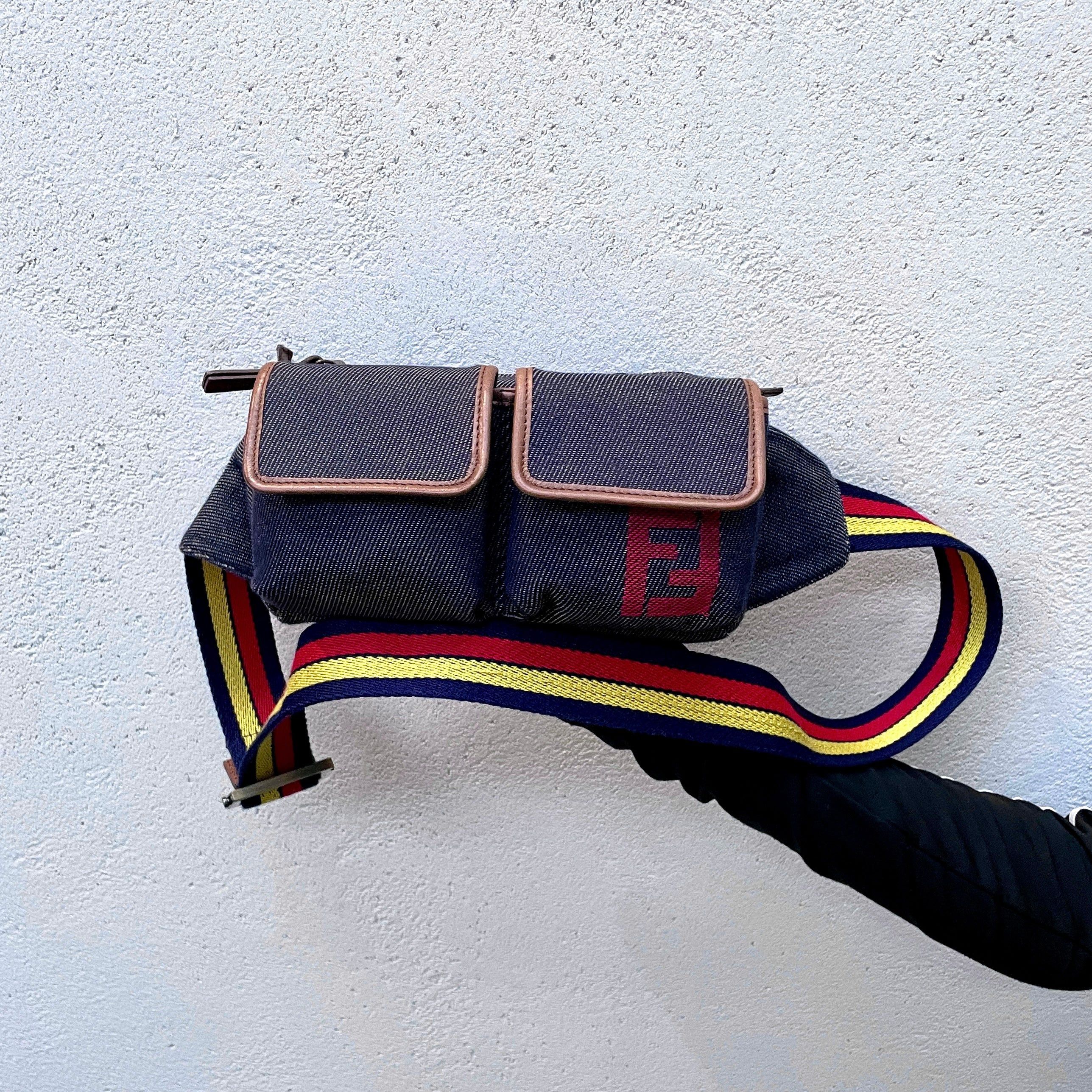 Fendi Fendi Ff Denim Waist Bag Size ONE SIZE - 1 Thumbnail