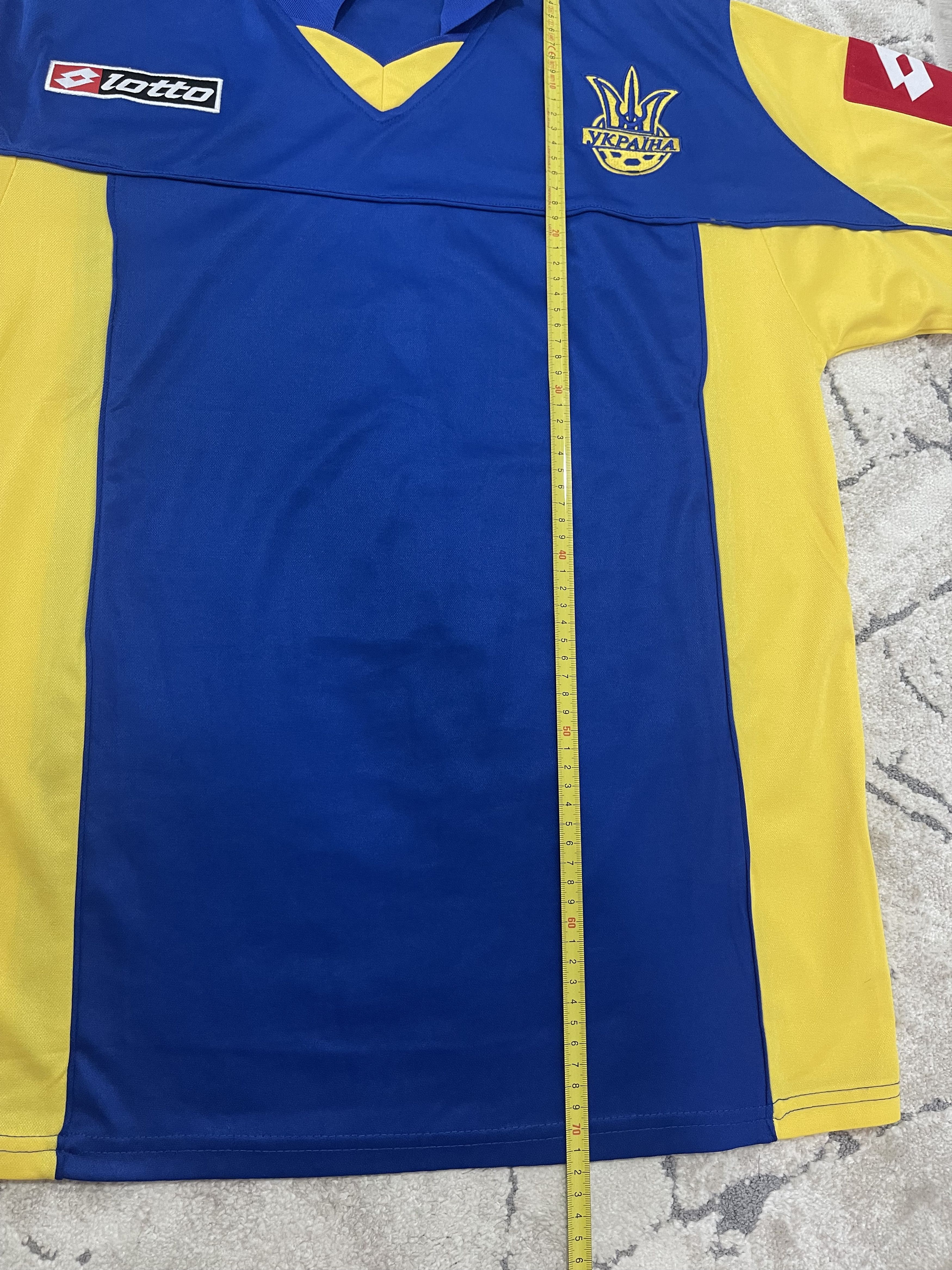 Lotto Sport Vintage Lotto Ukraine Jersey M 2004–06 Blue Yellow Size US M / EU 48-50 / 2 - 10 Thumbnail