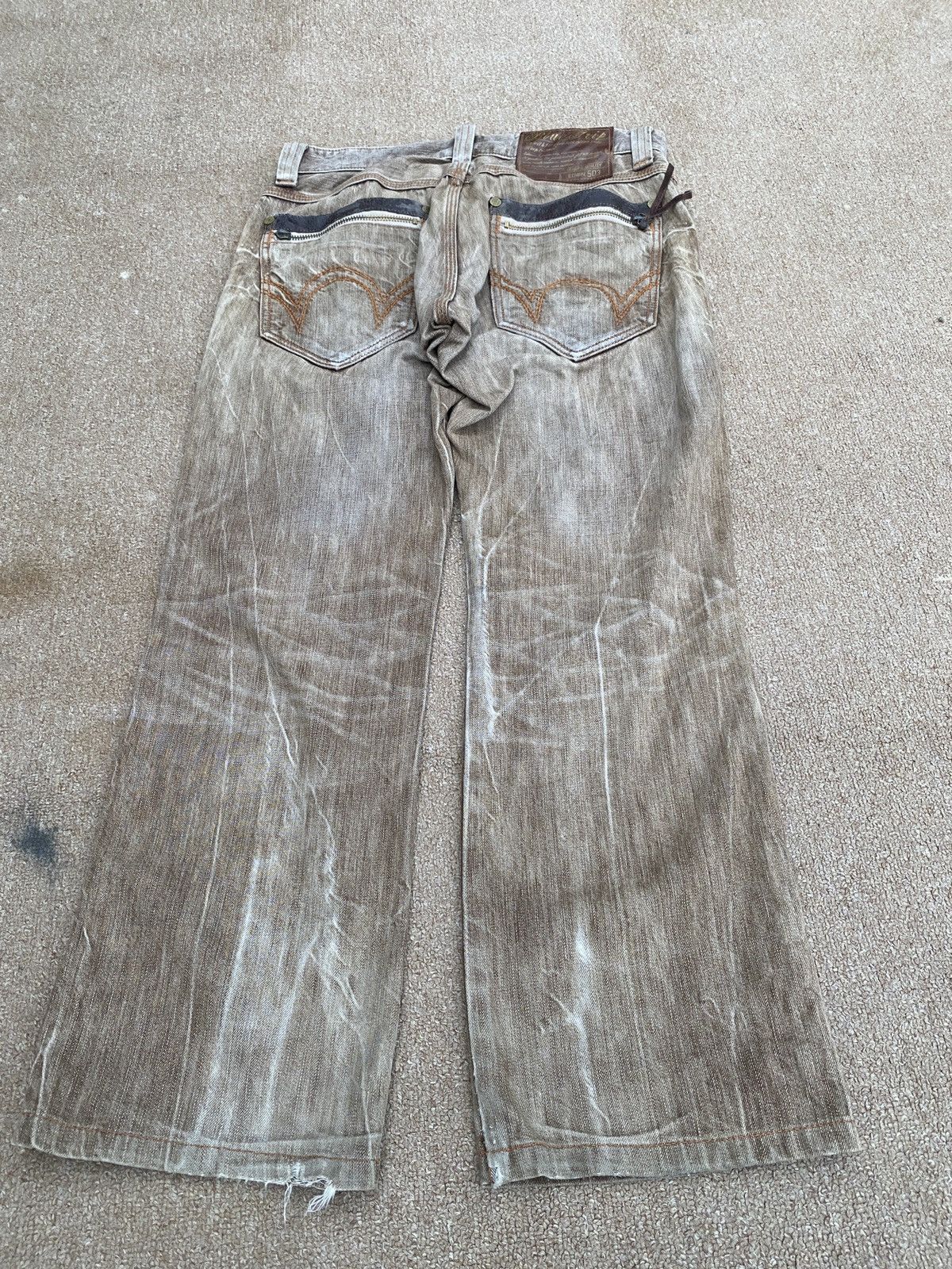 14th Addiction × Edwin × Vintage Vintage edwin blue trip loose cut denim Size US 30 / EU 46 - 3 Thumbnail