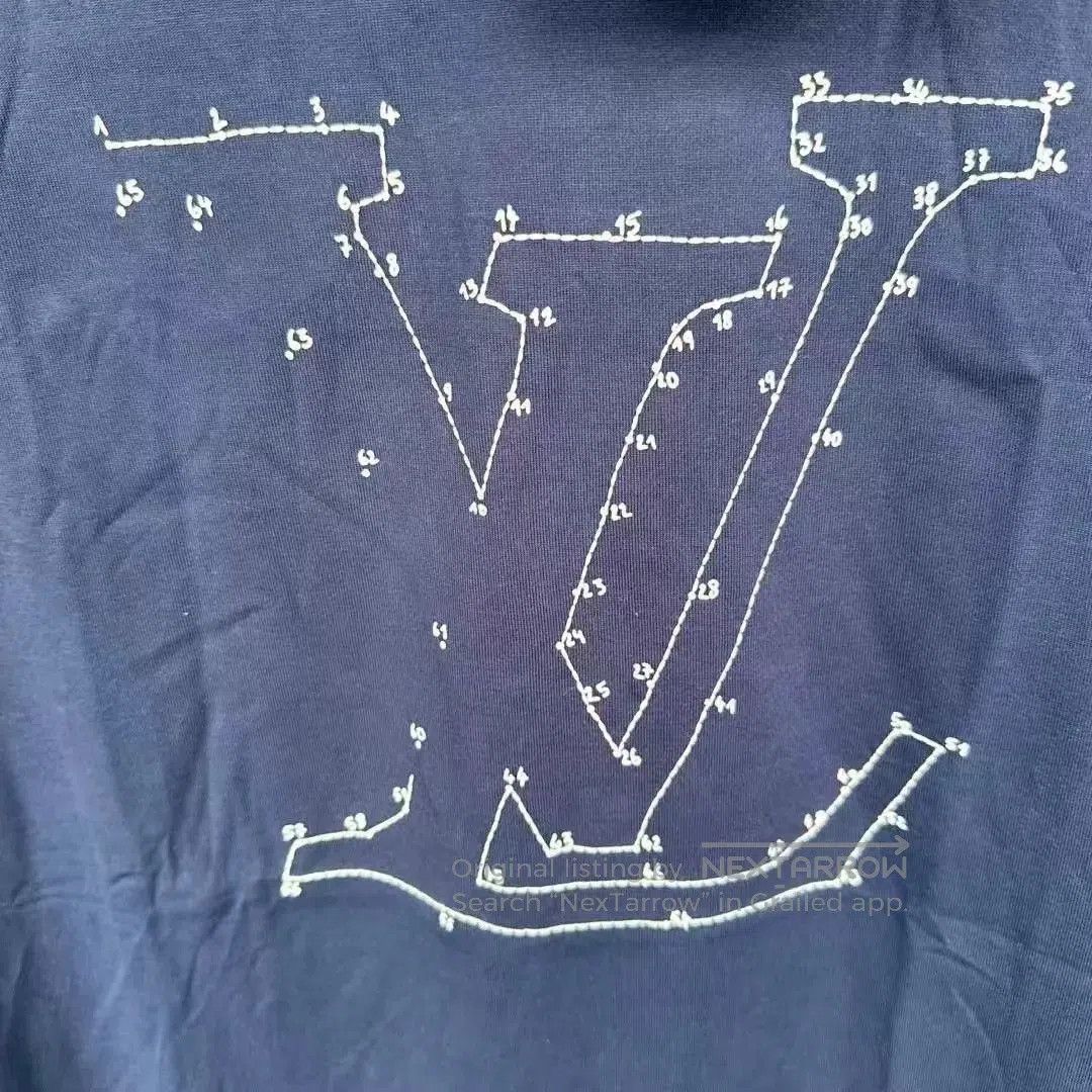 Louis Vuitton Blue Short Sleeve Graphic T-Shirt. Size US M / EU 48-50 / 2 - 3 Thumbnail