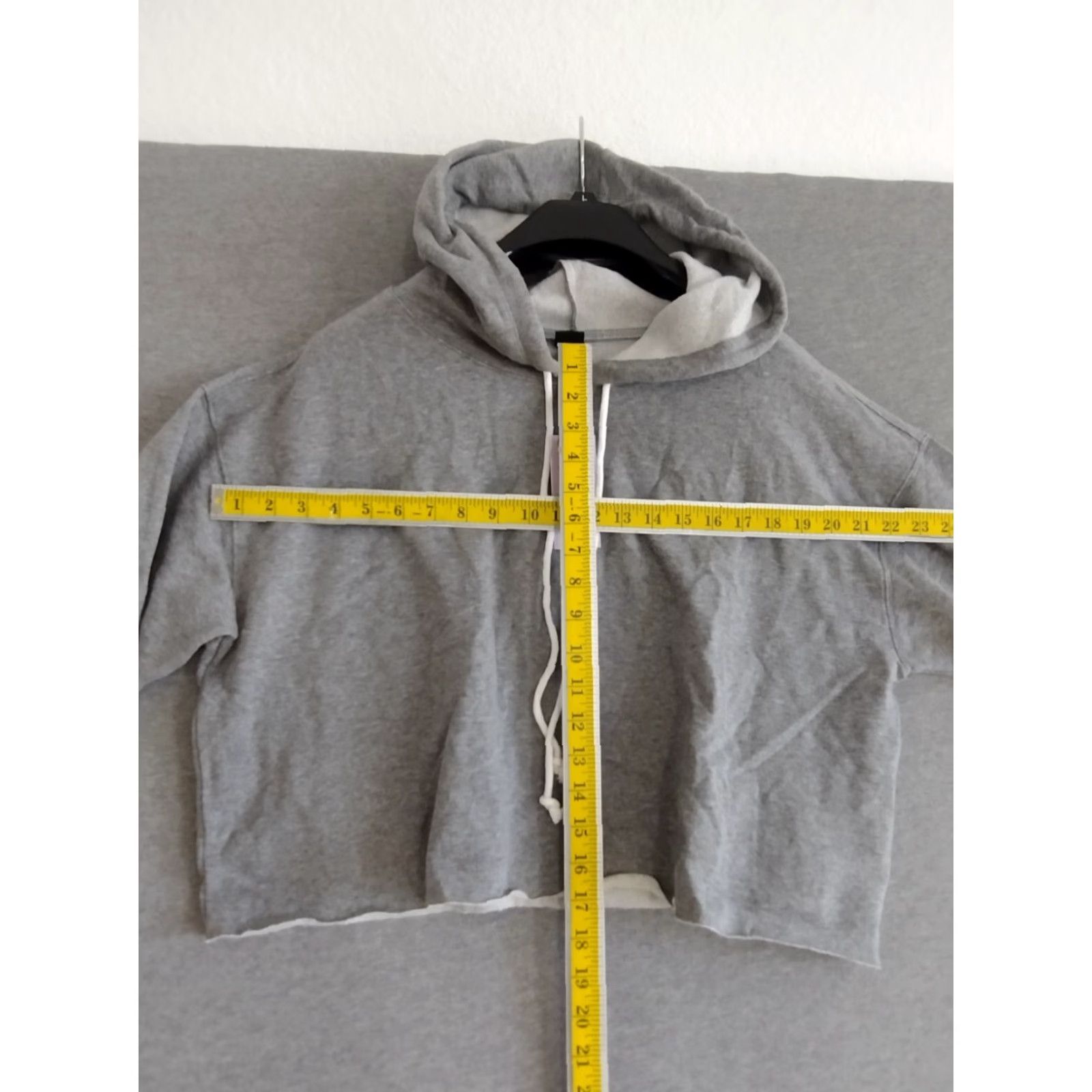 Vintage Wild Fable Crop Hoodie Women's Heather Grey XL Size XL / US 12-14 / IT 48-50 - 4 Thumbnail