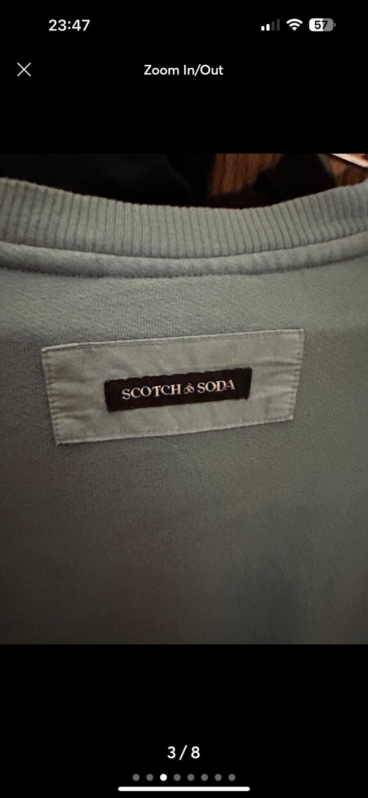 Scotch & Soda SCOTCH AND SODA TIE-DYE FELPA CREWNECK SWEATSHIRT Size US XXL / EU 58 / 5 - 4 Thumbnail