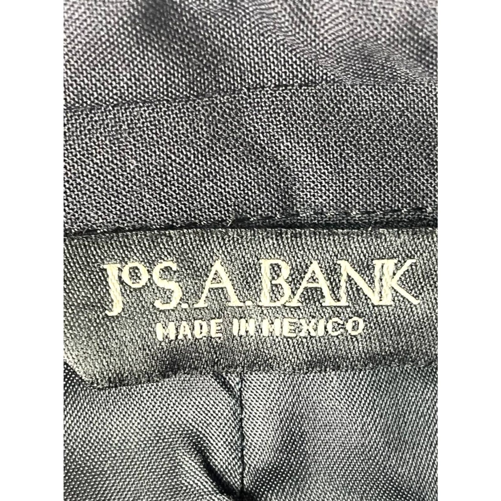 Jos. A. Bank VINTAGE Jos. A. Bank Blazer Solid Black Two Button Single Breasted 100% Wool Men 38R Size 38R - 6 Thumbnail