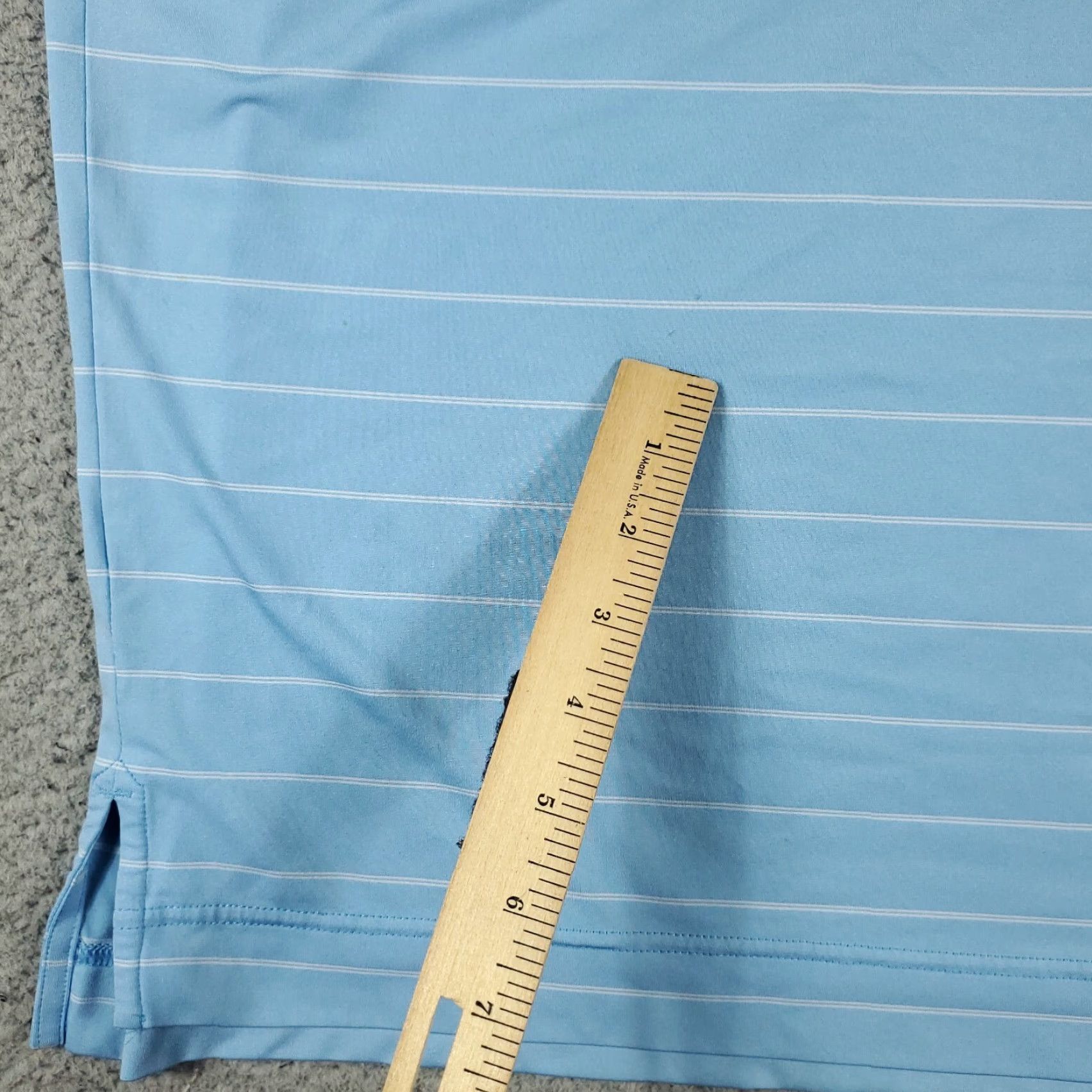 Footjoy FJ Polo Shirt Mens XL Blue Striped Short Sleeve Polo Shirt Casual Golf Size US XL / EU 56 / 4 - 5 Thumbnail