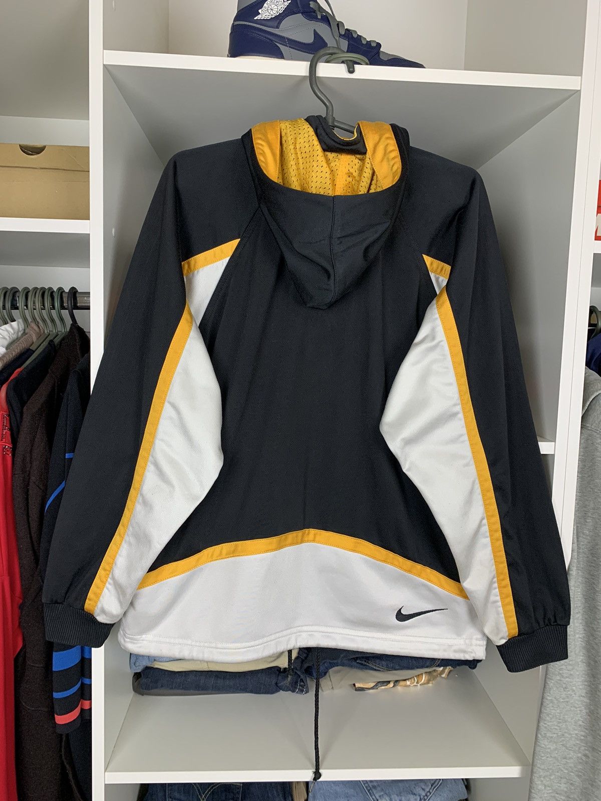 Vintage Vintage Nike Big Logo Zip Hoodie Size US XS / EU 42 / 0 - 18 Thumbnail