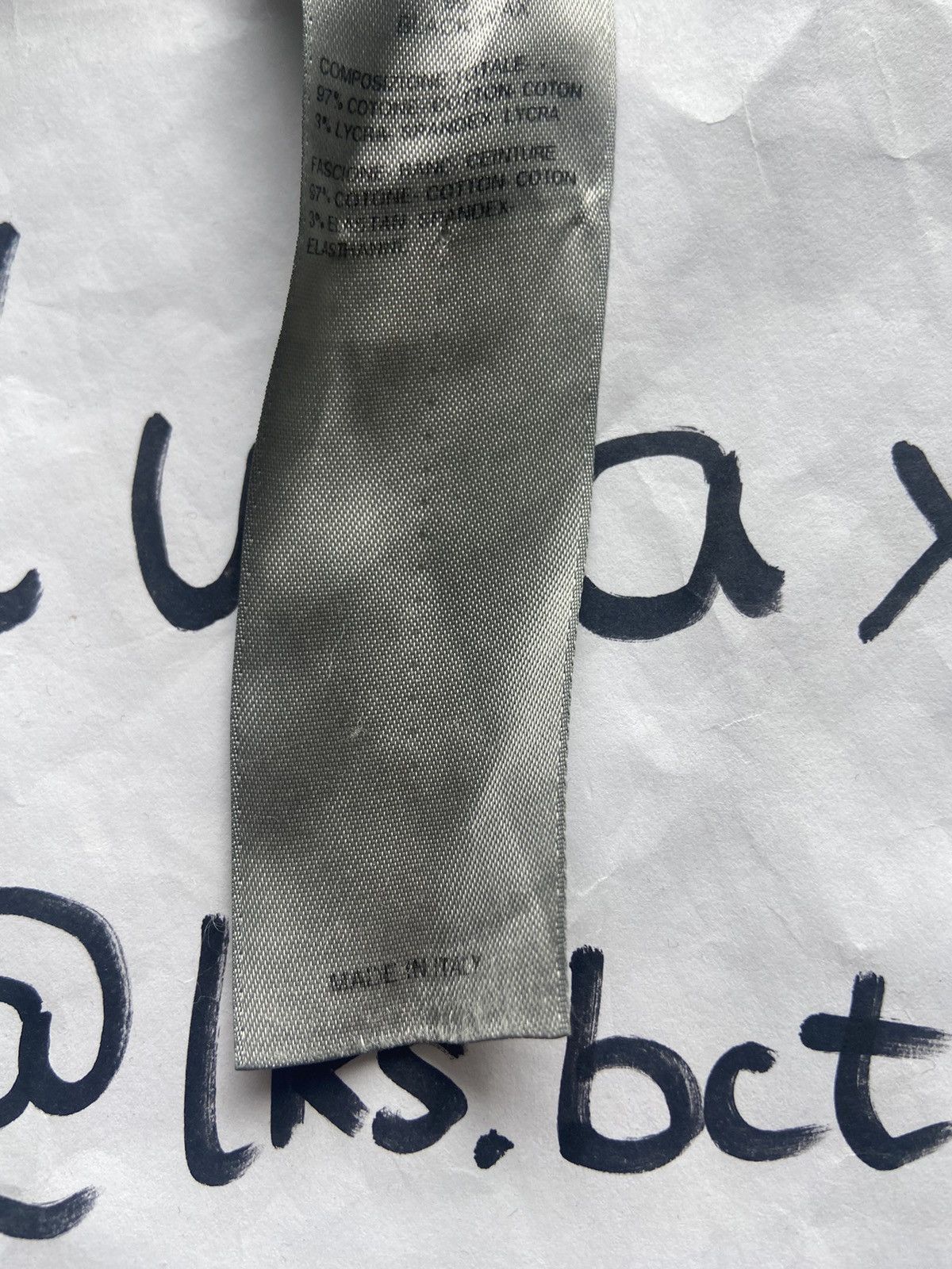 Rick Owens × Rick Owens Drkshdw * RARE * SBW HEAVY WAXED CREATCH CARGO PANTS SIZE L Size US 34 / EU 50 - 10 Thumbnail