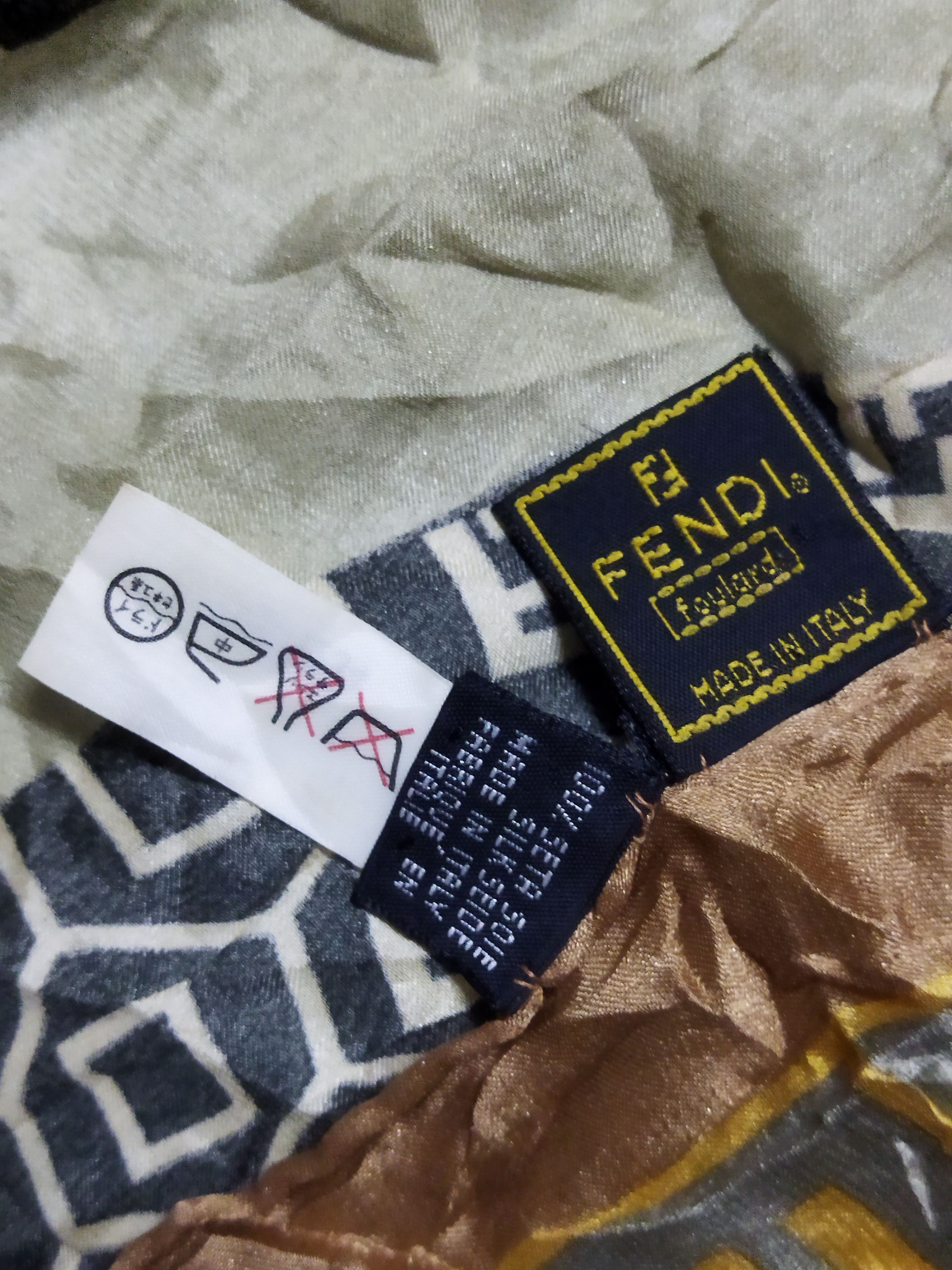 Fendi Fendi Silk Scarves Size ONE SIZE - 5 Thumbnail