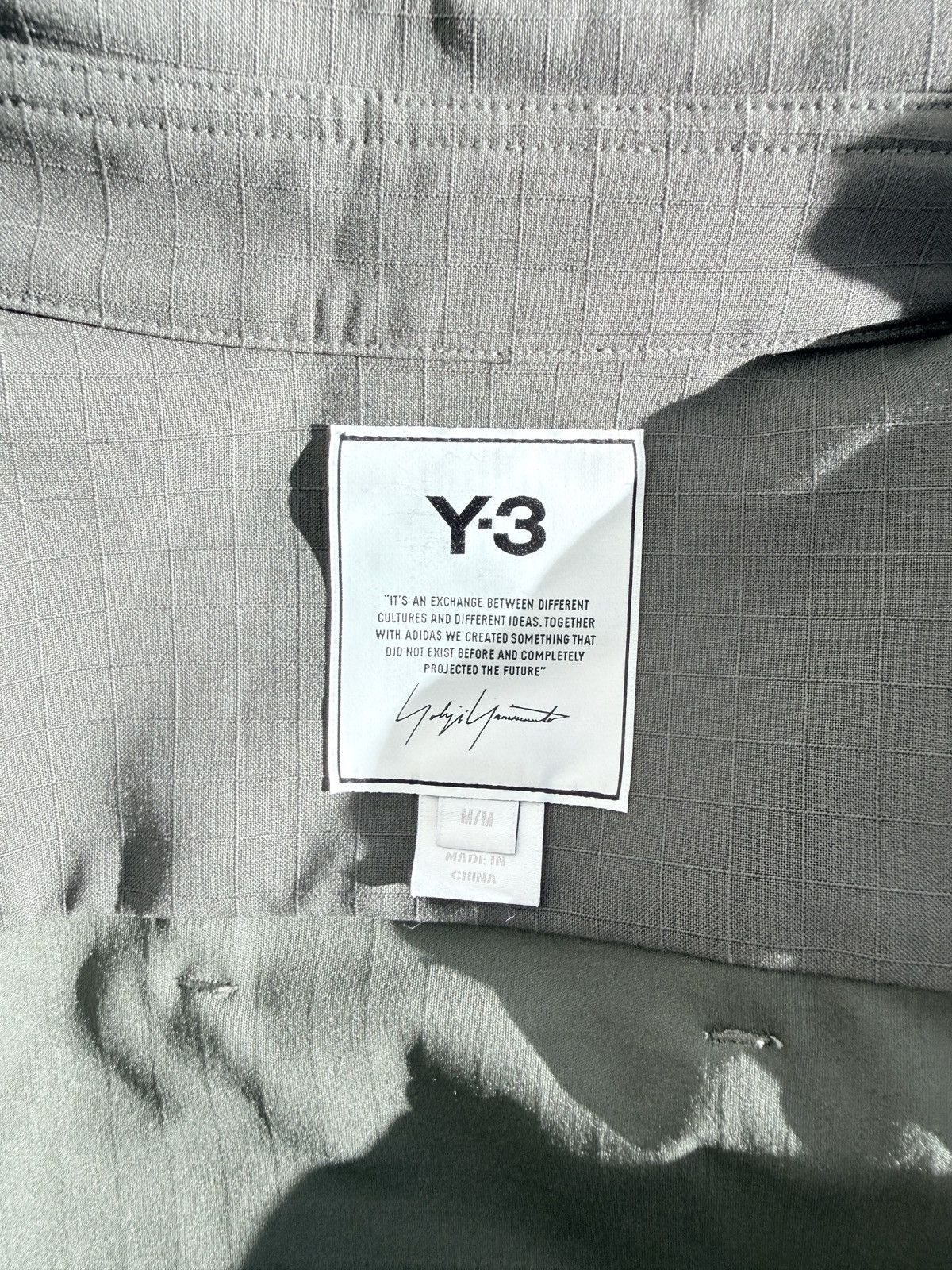 Adidas Adidas Y-3 by Yohji Yamamoto sage/khaki technical jacket Size US M / EU 48-50 / 2 - 8 Thumbnail