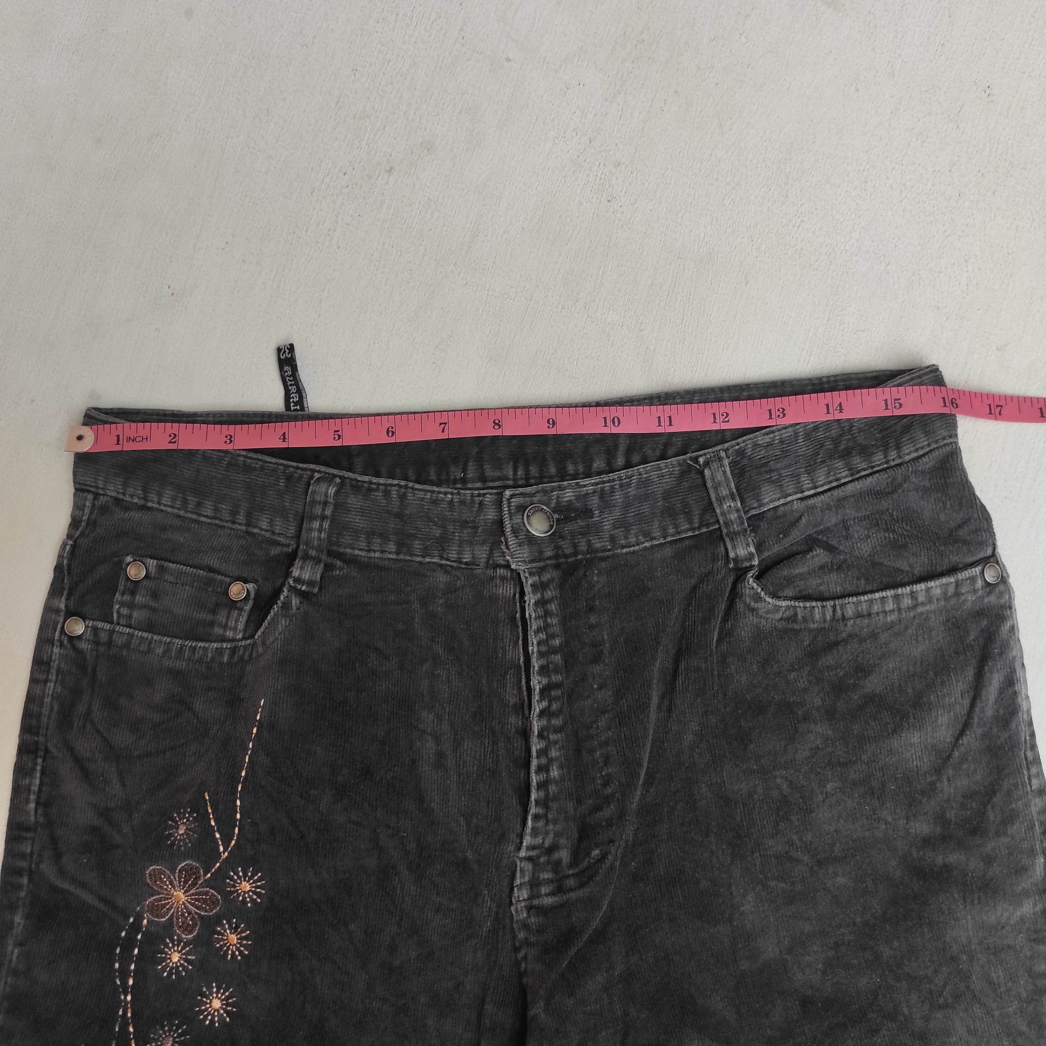 Hysteric Glamour Flare AURAJI Bootcut Corduroy Embroidered Pants Size US 30 / EU 46 - 19 Thumbnail