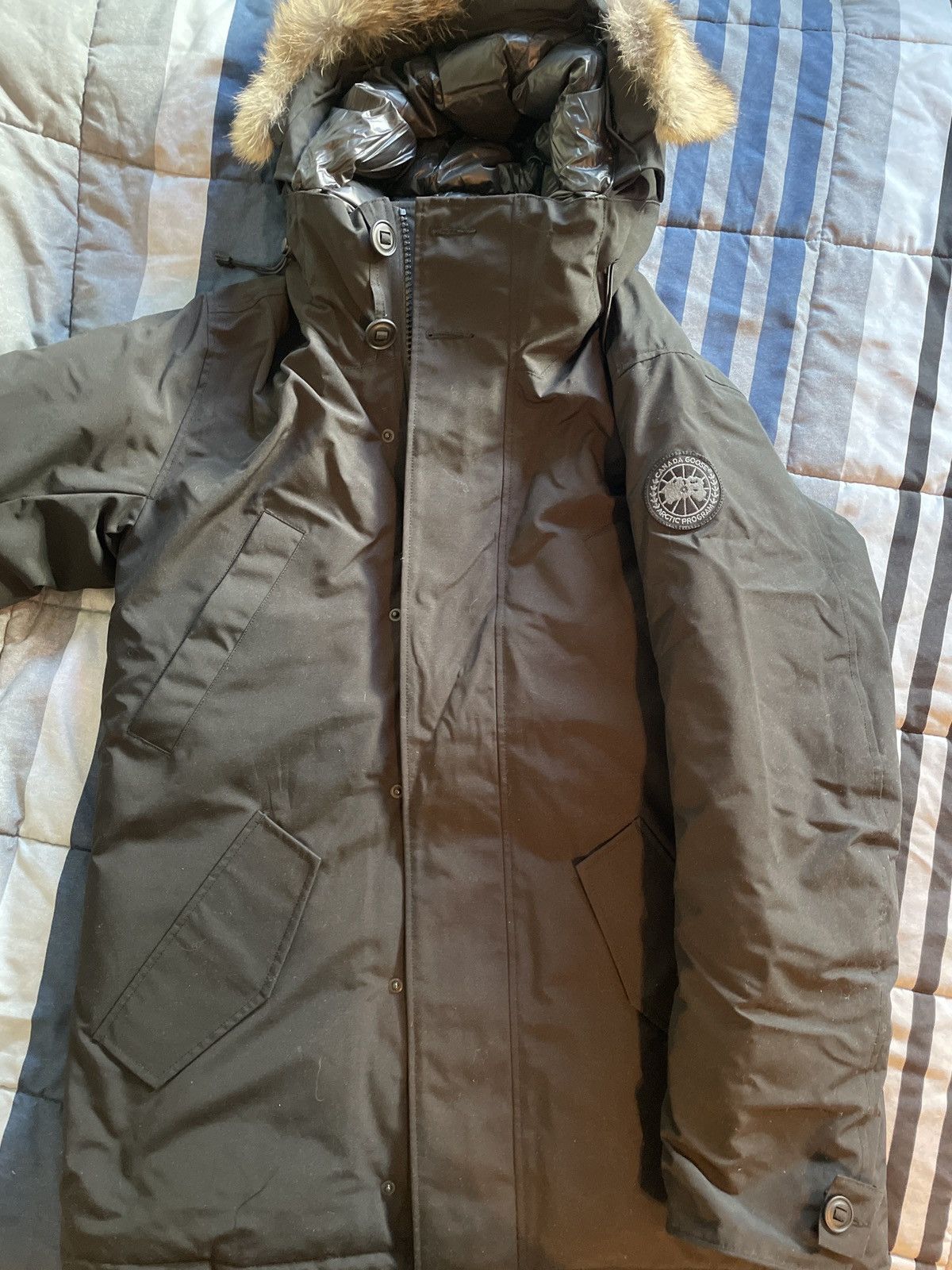 Canada Goose Men Edgewood Parka Black Label Black Size US XL / EU 56 / 4 - 1 Thumbnail