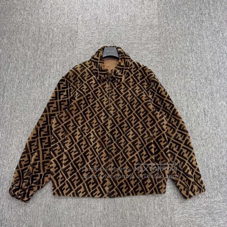 Fendi Fendi Leather and Fur Integrated Double-Faced Jacket Size US M / EU 48-50 / 2 - 1 Thumbnail