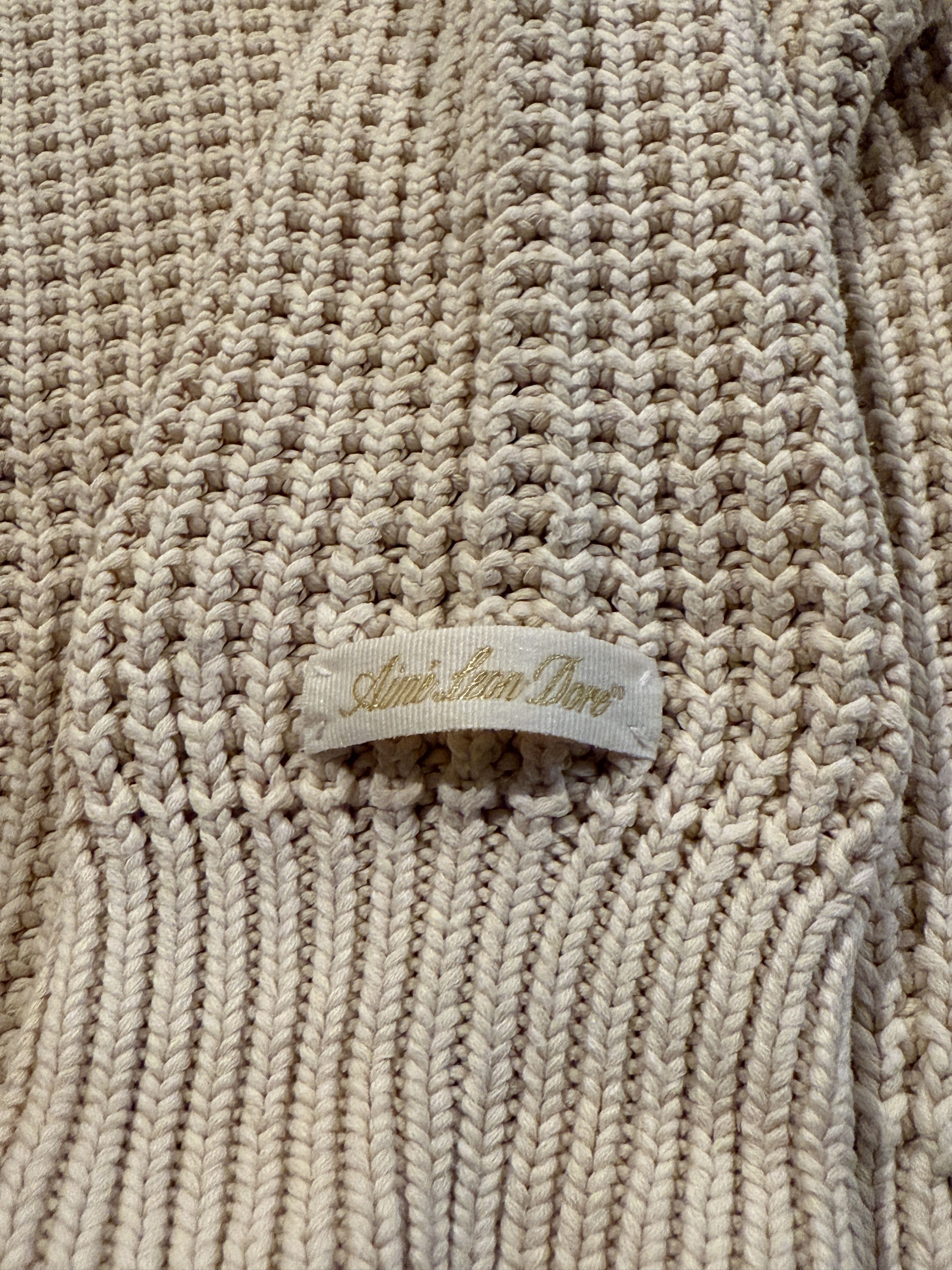 Aime Leon Dore Aime Leon Dore Cream Waffle Knit Sweater Size US L / EU 52-54 / 3 - 3 Thumbnail