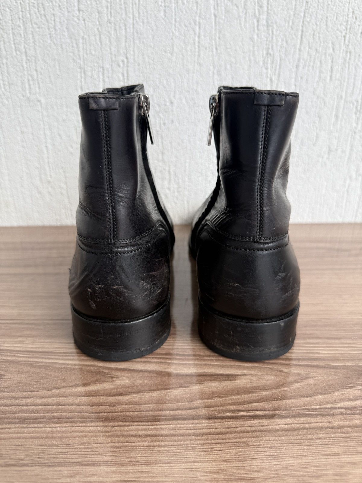Dior Dior homme zipper ankle boots by kris van assche Size US 8.5 / EU 41-42 - 18 Thumbnail