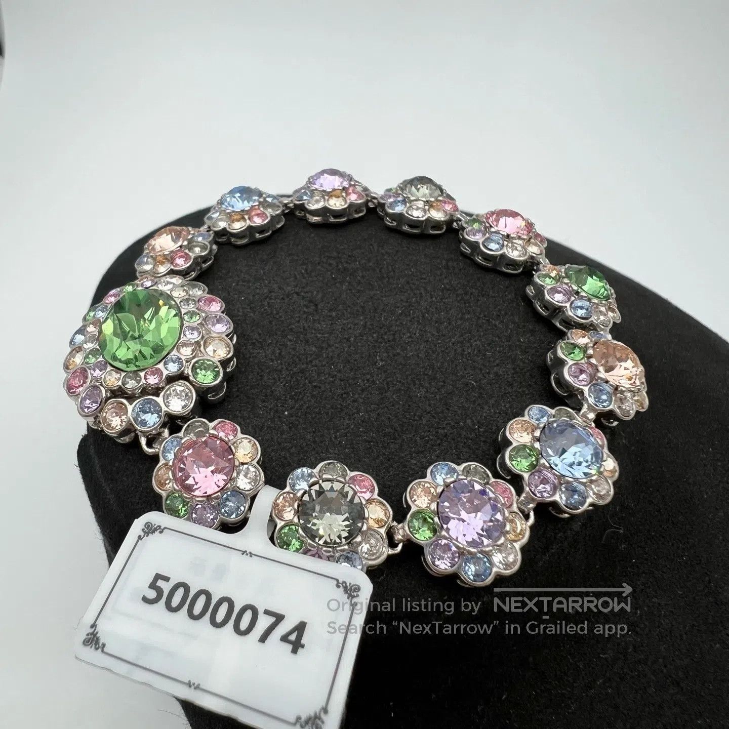Miu Miu Miu Miu Crystal bracelet Size ONE SIZE - 2 Thumbnail