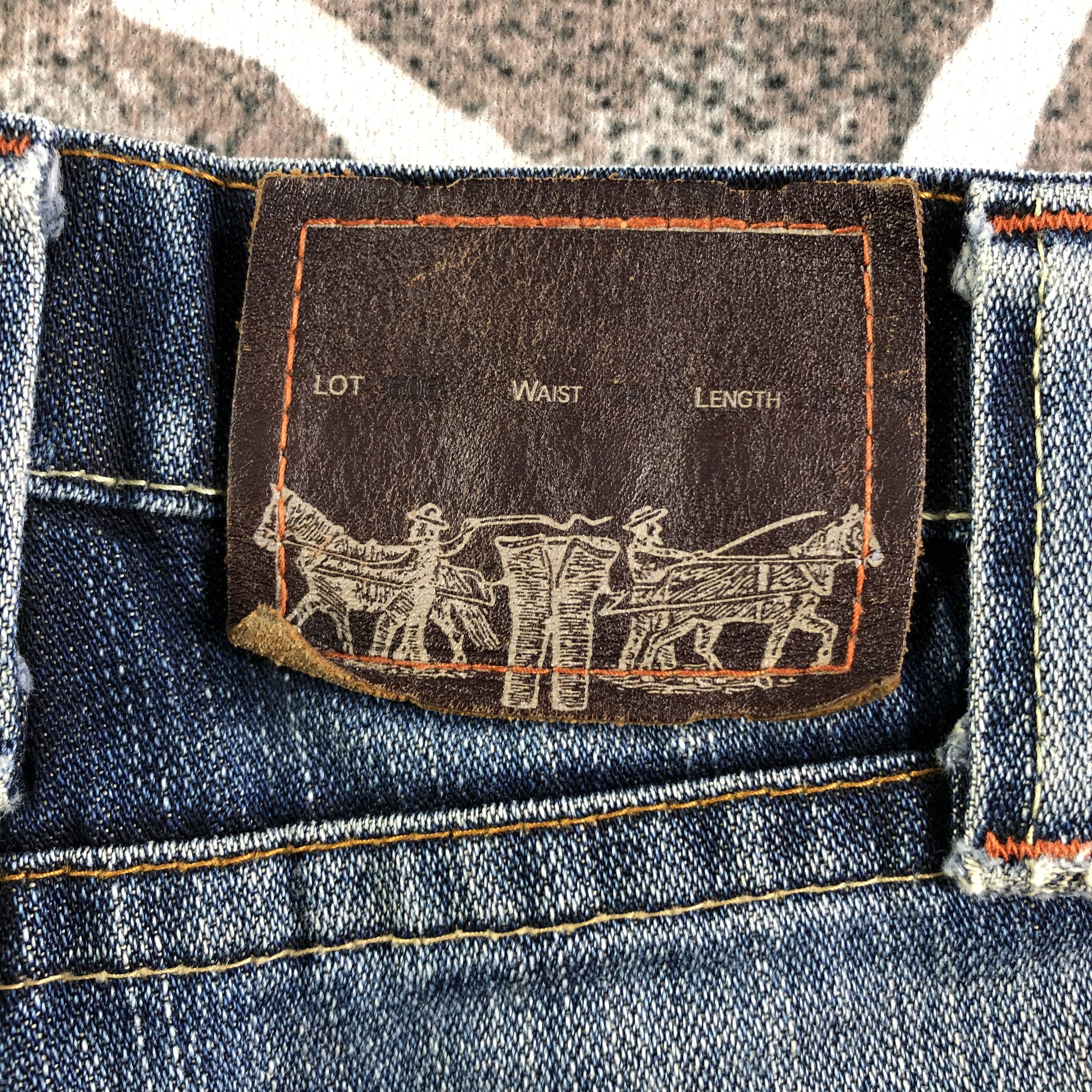 Levi's Vintage Levis 606 Jeans Faded Blue Denim KJ2297 Size US 29 - 5 Thumbnail