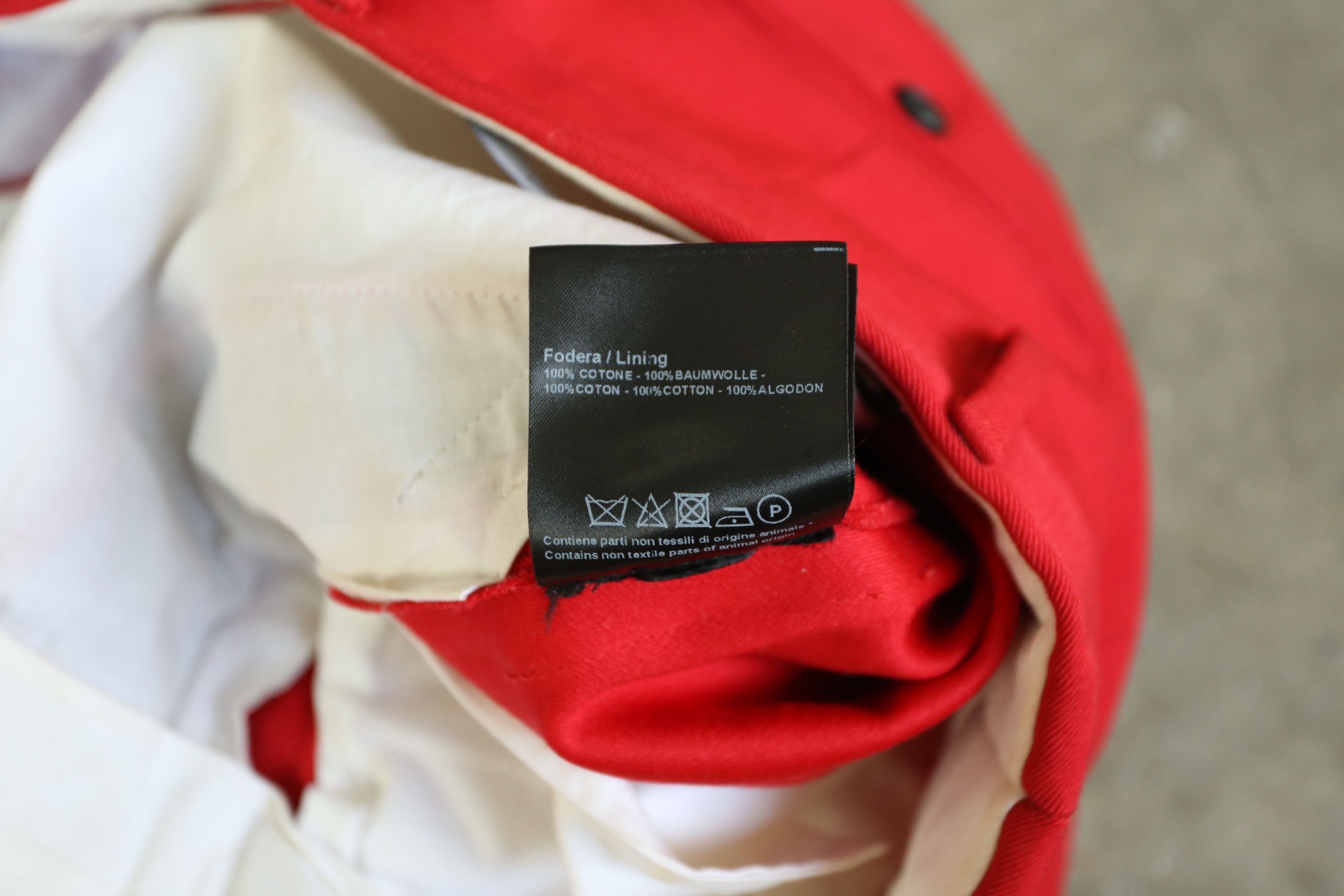 Calvin Klein 205W39NYC CK 205W39NYC - F/W 18 - Uniform Pant w/ Side Stripe Scarlet Size US 30 / EU 46 - 9 Thumbnail