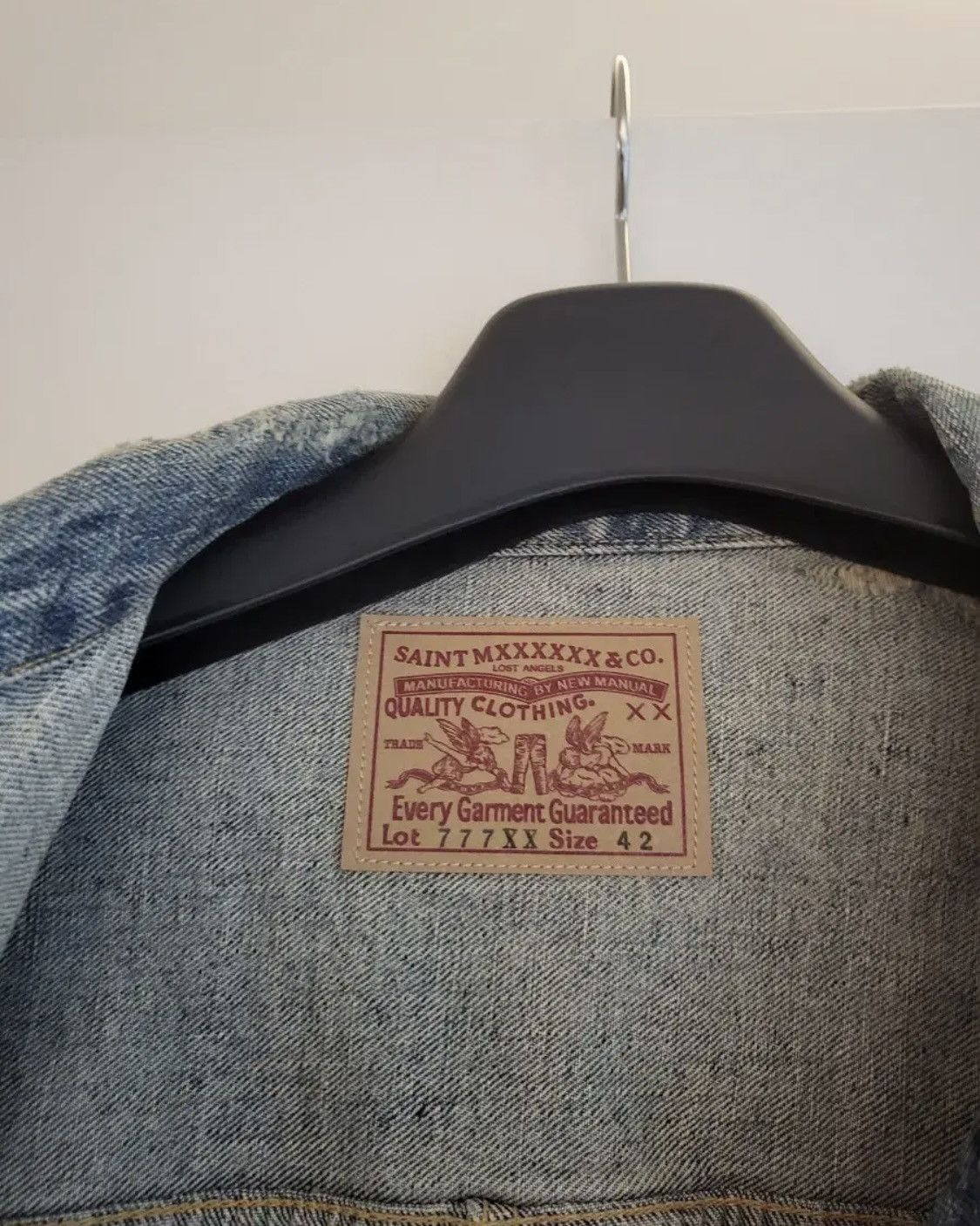 Saint Michael Saint Michael x BerBerJin Destroyed 2nd Denim Jacket Size US XL / EU 56 / 4 - 3 Thumbnail