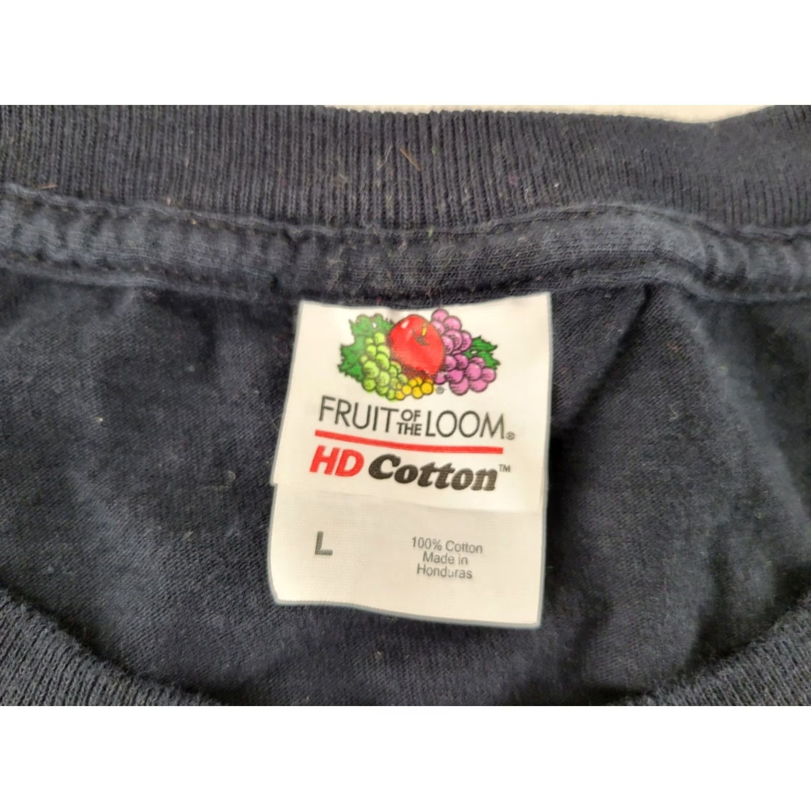 Fruit Of The Loom VINTAGE American Flag Shirt Mens Large Black Red White Blue Fruit Of The Loom Size US L / EU 52-54 / 3 - 8 Thumbnail