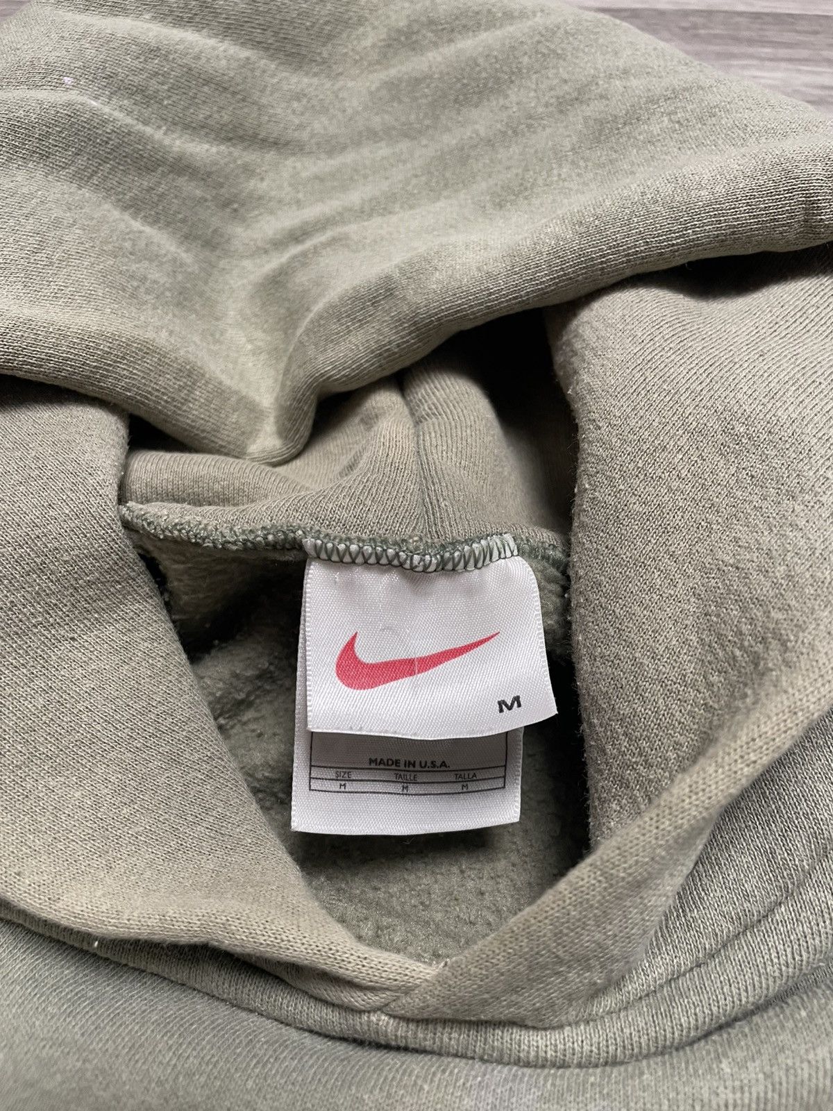 Nike 90s Vintage Nike Center Swoosh Hoodie Made In USA Travis Size US M / EU 48-50 / 2 - 17 Thumbnail