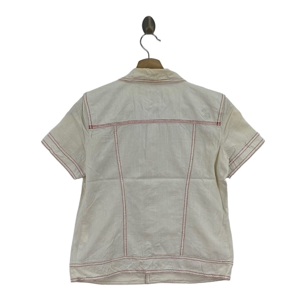 Diesel DIESEL Motorcycle Collar Short Sleeve White Jacket Size US S / EU 44-46 / 1 - 2 Thumbnail