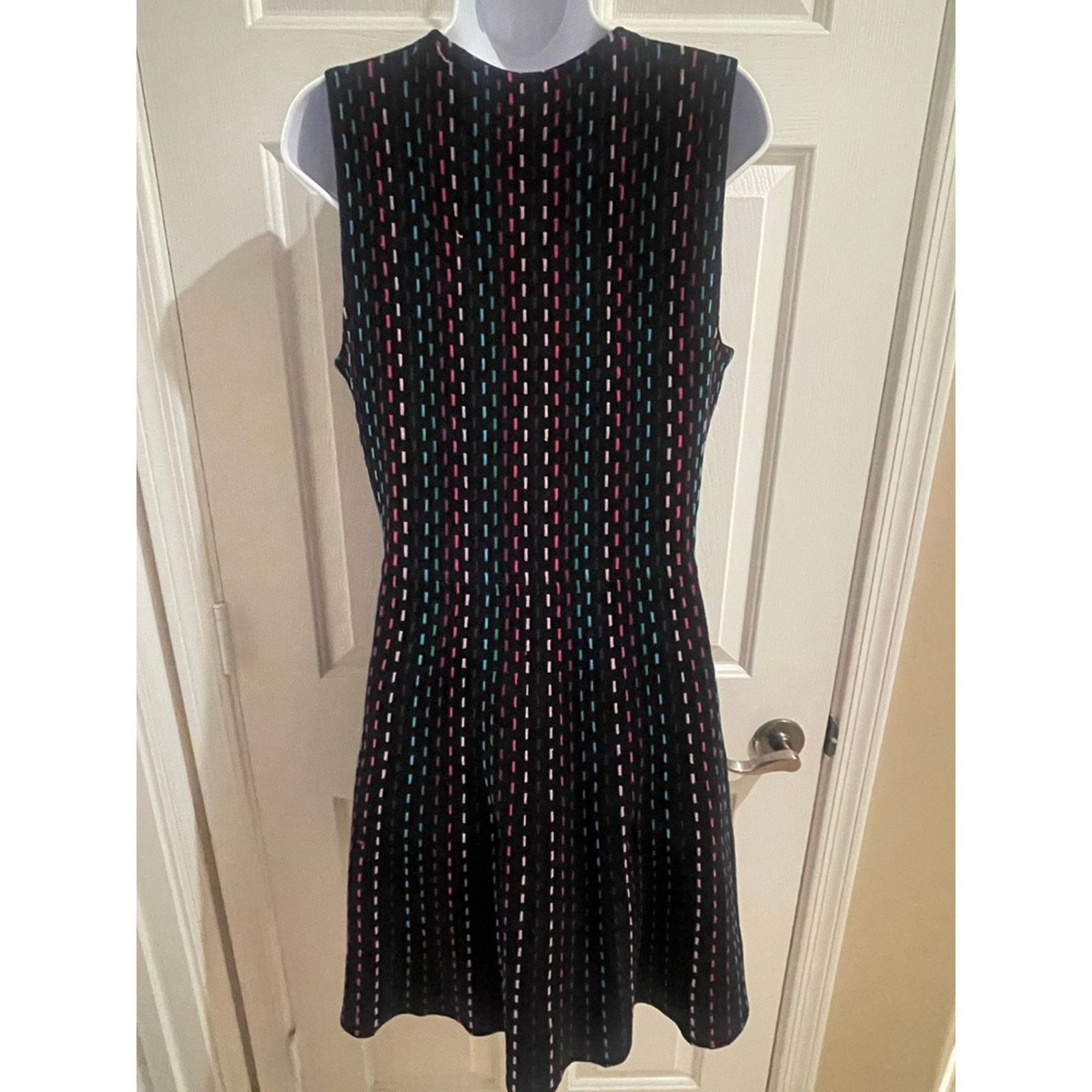 Kate Spade Kate Spade Multi Color Sleeveless Fit Flare Dress Size M Size M / US 6-8 / IT 42-44 - 3 Thumbnail