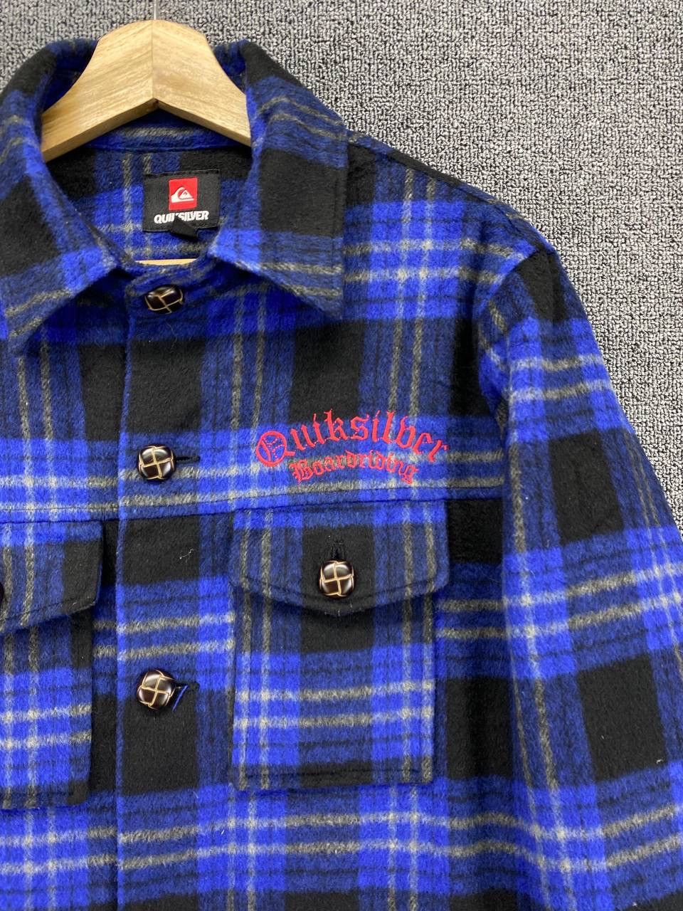Quiksilver Vintage Quiksilver Shadowplaid Boardriding Flannel Jacket Size US M / EU 48-50 / 2 - 7 Thumbnail