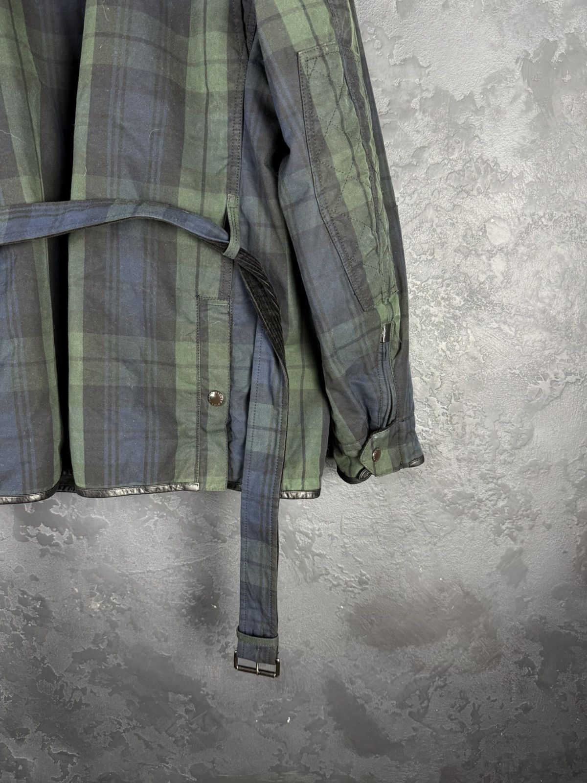 Polo Ralph Lauren Vintage Polo Ralph Lauren Mens Waxed Belted Motorcycl Jacket Size US XL / EU 56 / 4 - 14 Thumbnail