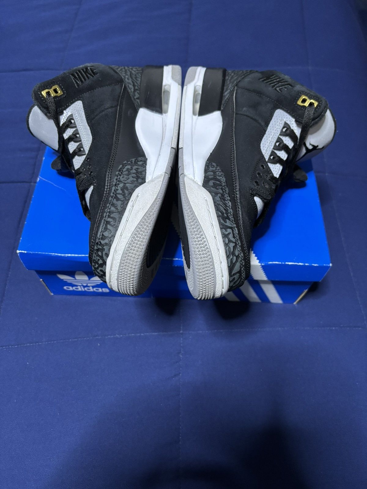 Jordan Brand Jordan 3 Retro Tinker SP Black Cement 2019 Size 10 Size US 10 / EU 43 - 4 Thumbnail