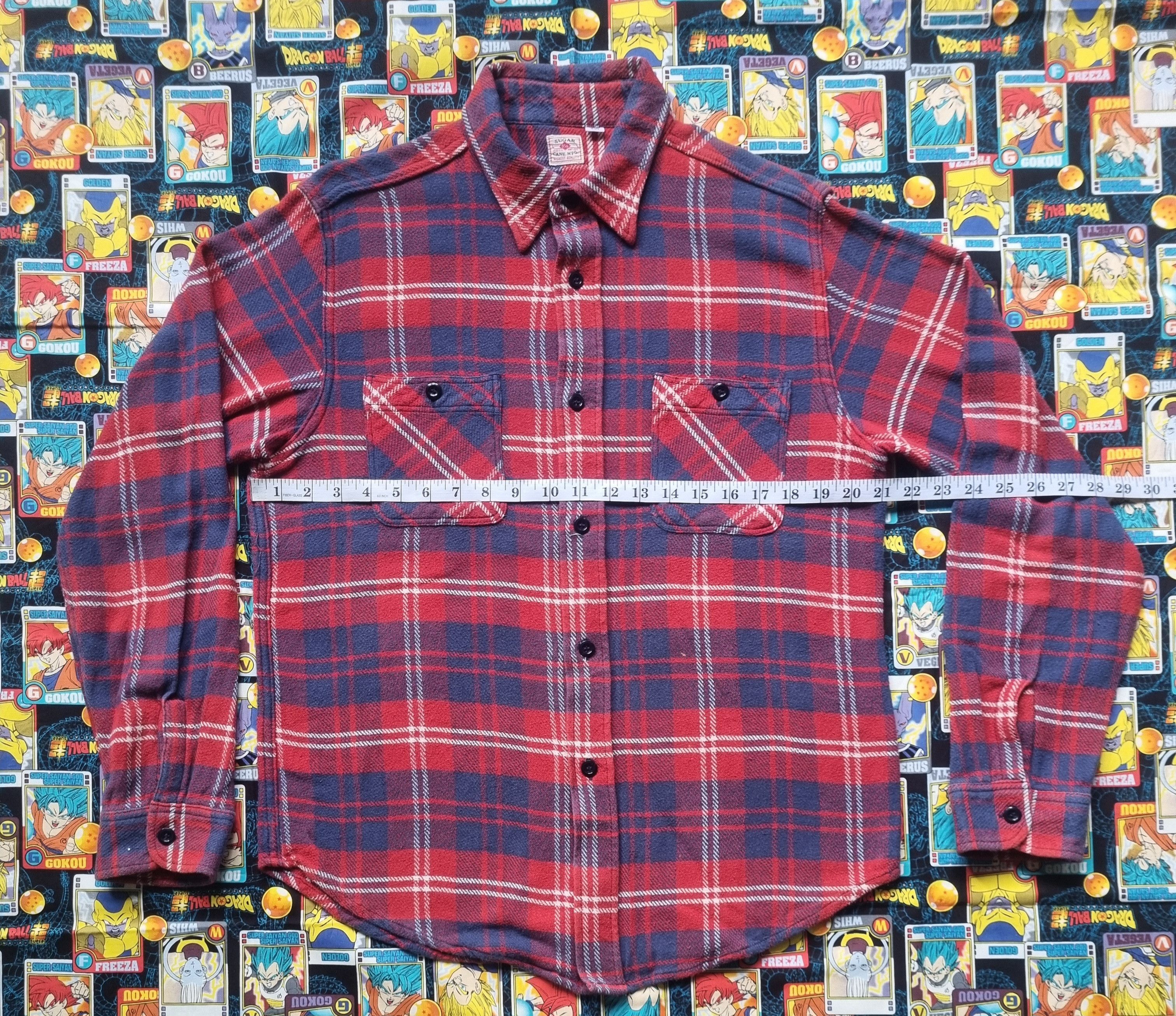 Sugar Cane Sugar Cane Flanel Shirt Button Up Size US L / EU 52-54 / 3 - 3 Thumbnail