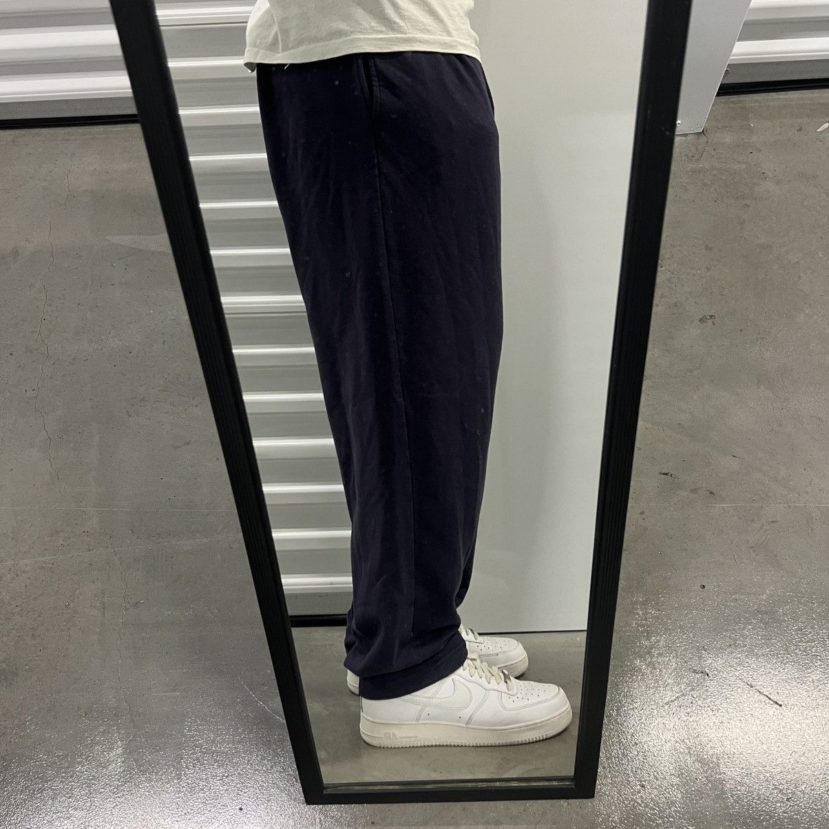 Japanese Brand × Vintage Crazy Vintage Y2K Blue Sweatpants with pockets n waistband Size US 38 / EU 54 - 1 Thumbnail