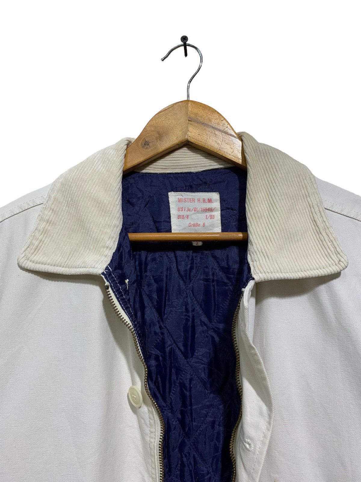 Blue Blue Japan 🔥MISTER FREEDOM X H.R MARKET DUCK CANVAS WORKERS JACKET Size US L / EU 52-54 / 3 - 6 Thumbnail