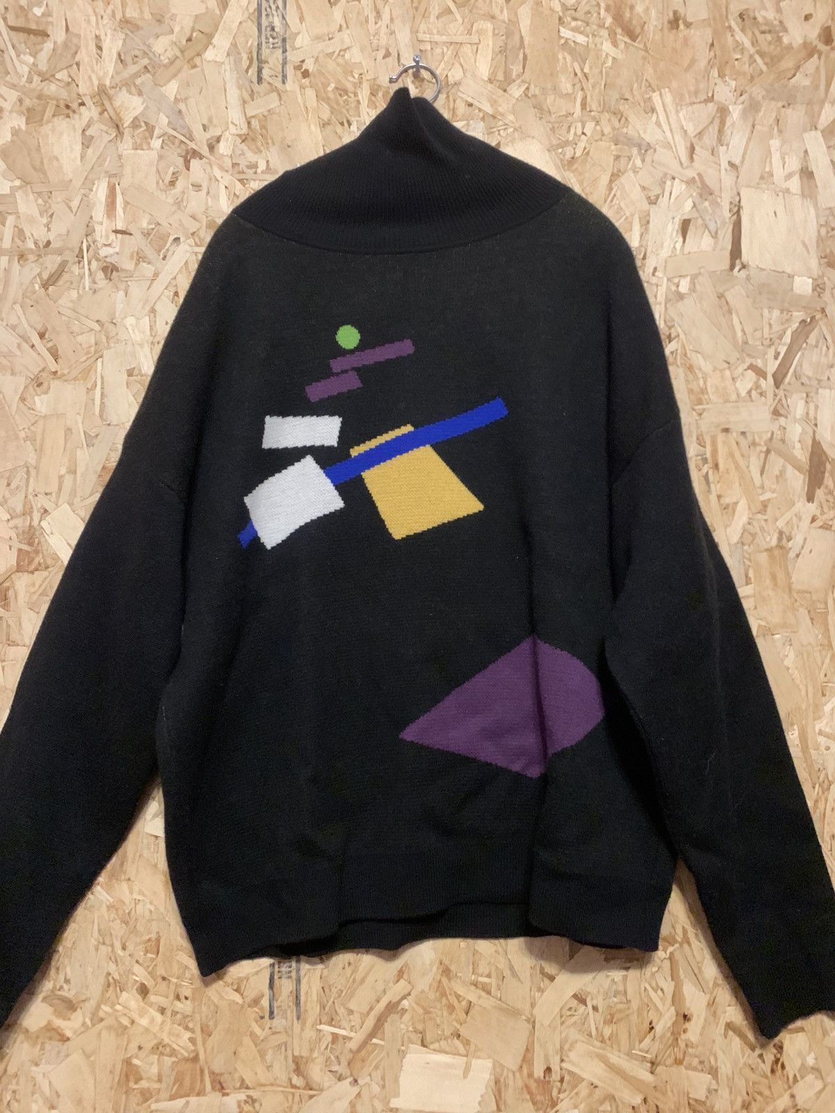 Gosha Rubchinskiy Gosha abstract knit turtleneck Size US L / EU 52-54 / 3 - 1 Thumbnail