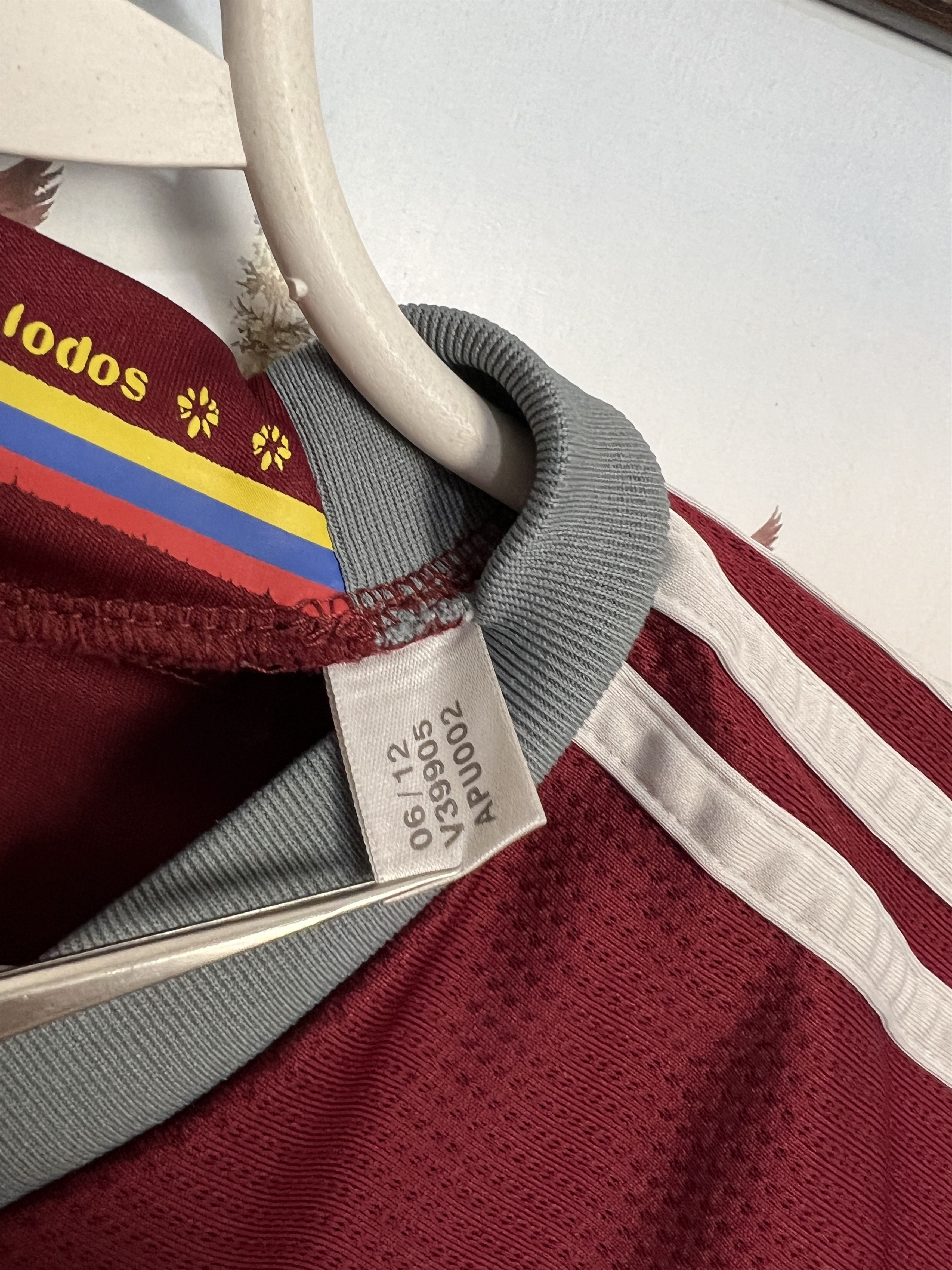 Adidas Venezuela football shirt Soccer Long Sleeve Jersey Trikot Size US S / EU 44-46 / 1 - 8 Thumbnail