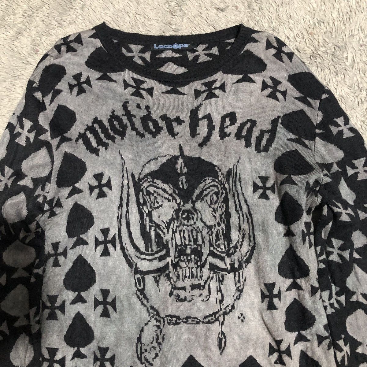 Band Tees × Vintage 🔥LMTD VTG🔥 LOCOAPE MOTORHEAD KNIT SWEATER 2013 CHRISTMAS Size US L / EU 52-54 / 3 - 2 Thumbnail