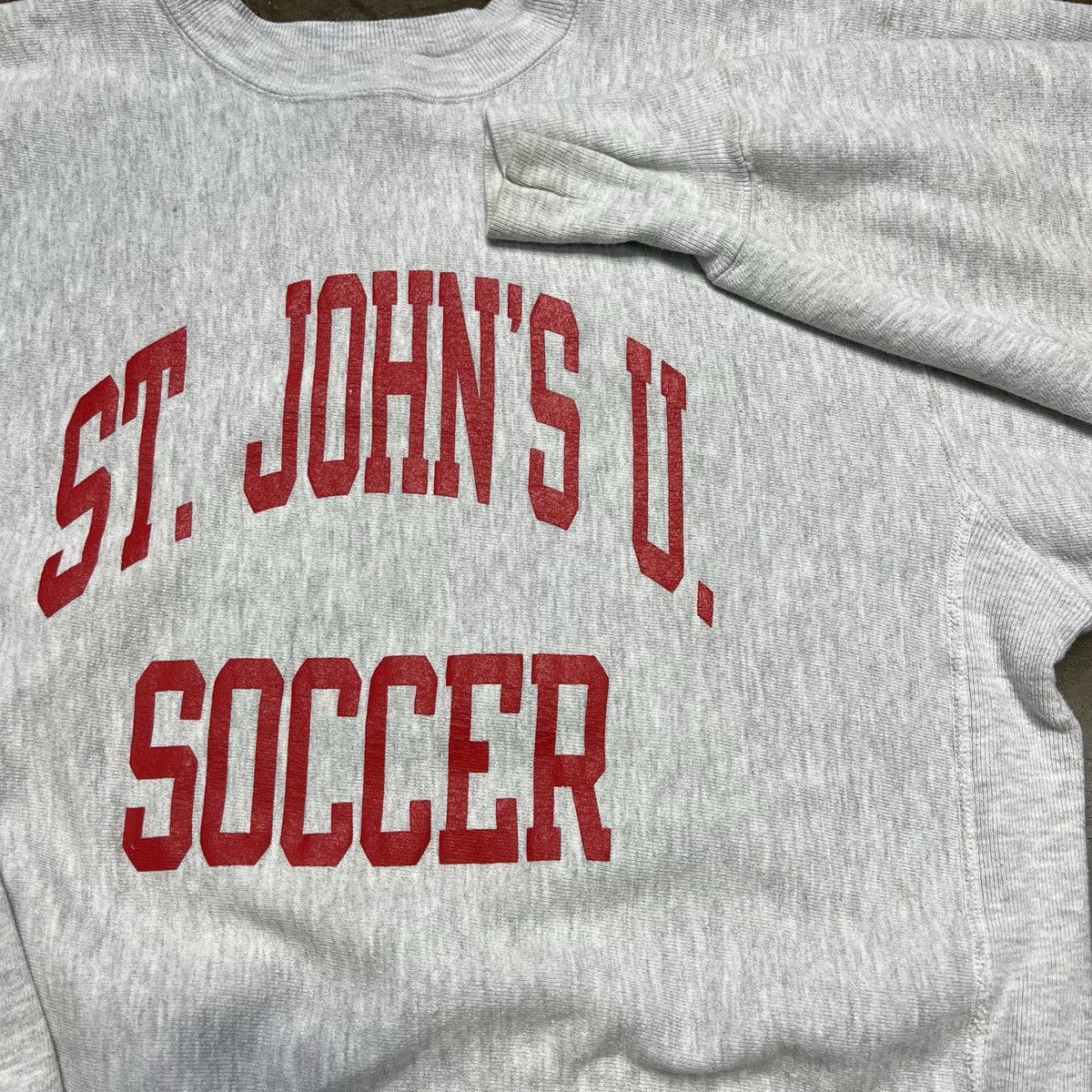 Champion × Vintage Vintage 90s Saint Johns University Champion College Crewneck Size US L / EU 52-54 / 3 - 3 Thumbnail