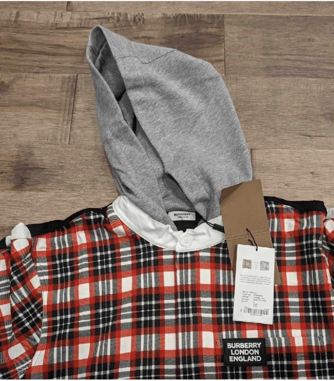 Burberry Burberry Plaid Remodeled Rugby Shirt Red Small Size US S / EU 44-46 / 1 - 2 Thumbnail